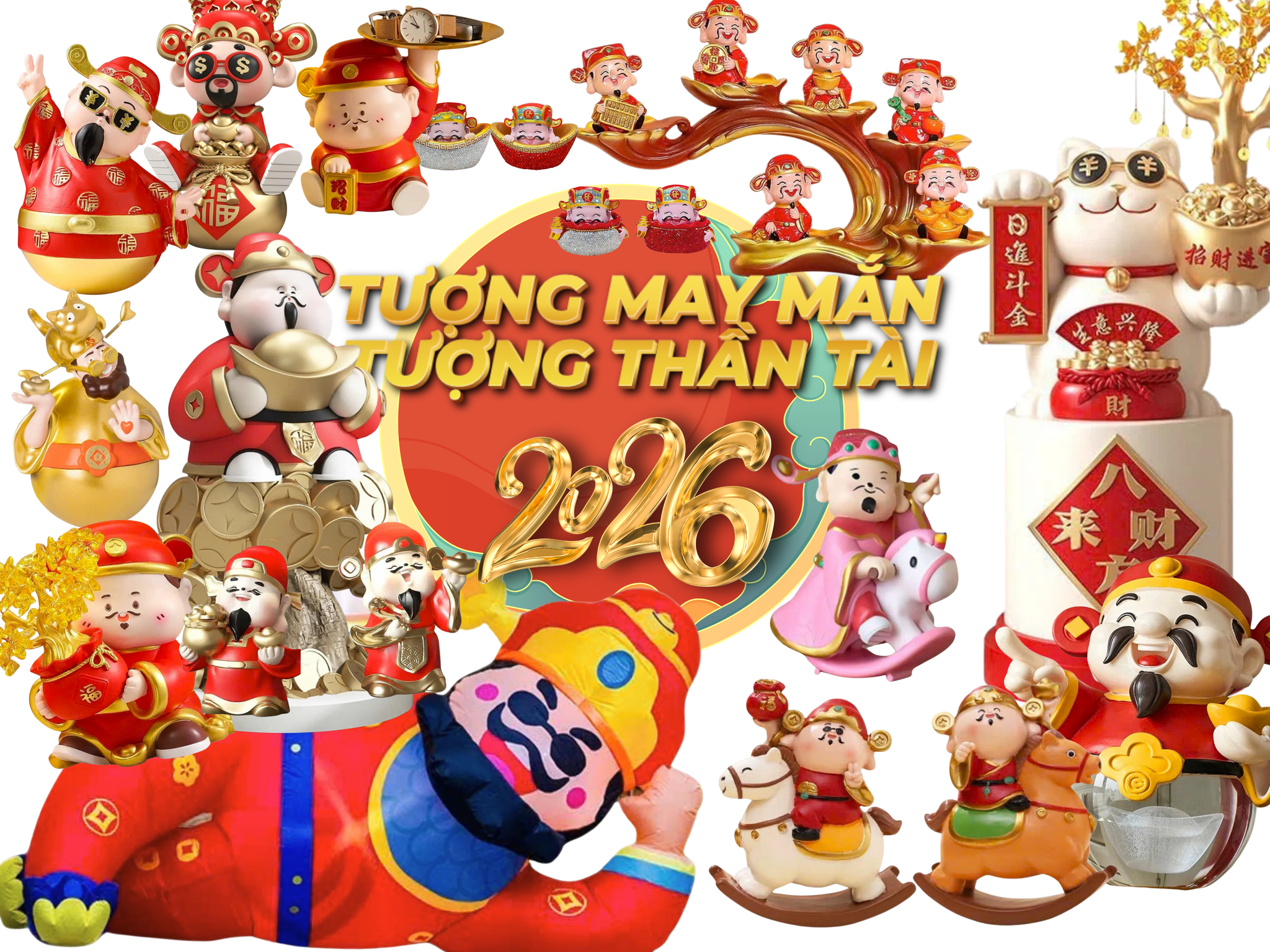 Tượng May Mắn - Tượng Thần Tài