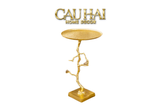 Maison Couture - Bàn Trà Nhánh Cây Mạ Vàng L’Atelier Golden Branch – Brass Sculptural Accent Table