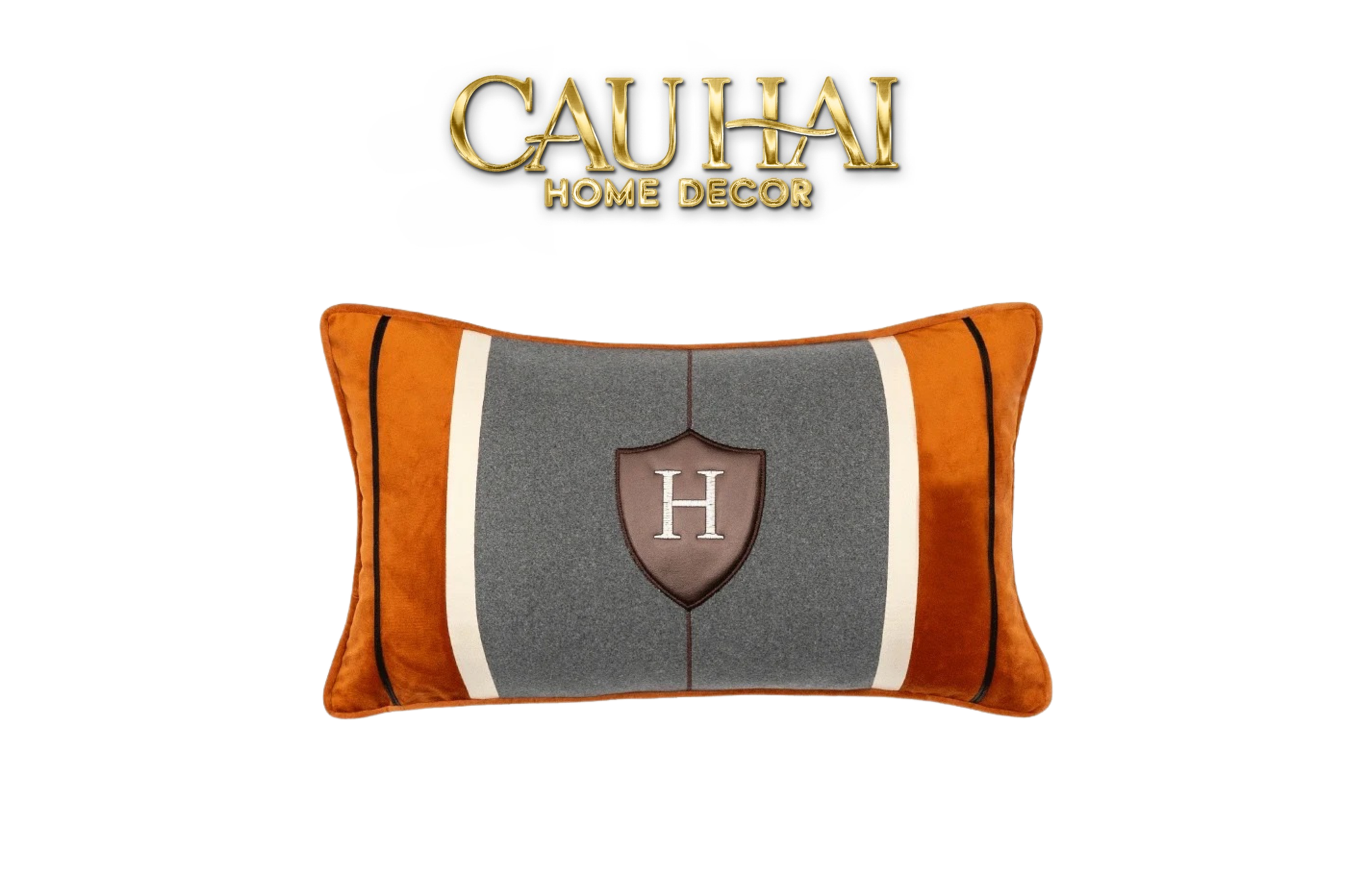 GỐI NHUNG TERRA HERITAGE H CREST 30X50