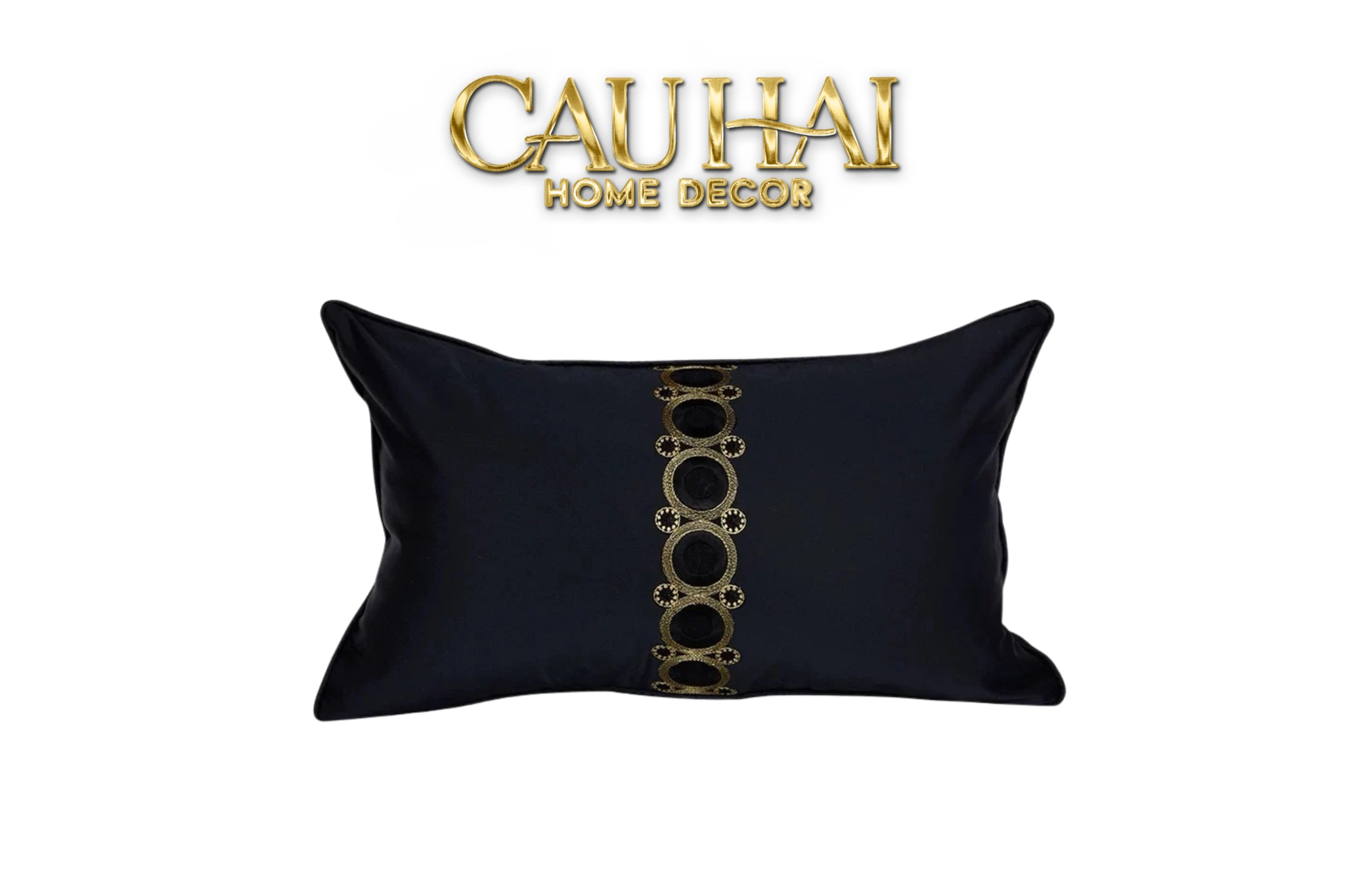 GỐI LỤA MIDNIGHT ORBIT CHARM 30X50