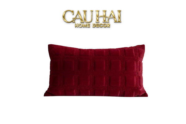 FÊTES COUTURE - GỐI NHUNG LUX VELVET CRIMSON PEAK 30x50