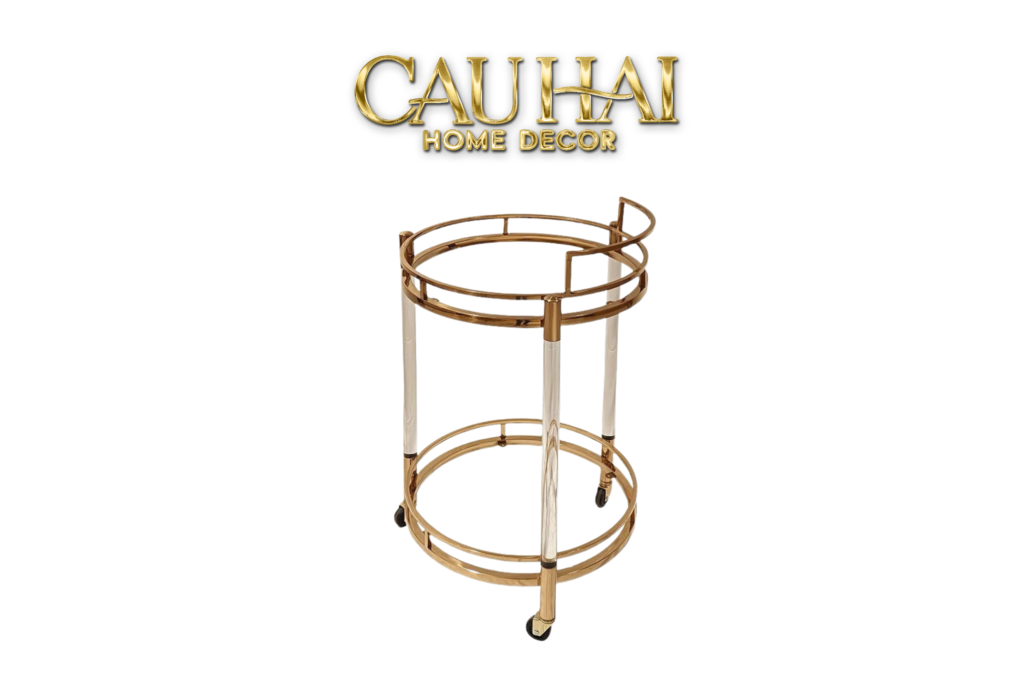Home Coutre - Xe Quầy Bar Royale Orb Lusso Bar Trolley-CẬU HAI HOME DECOR