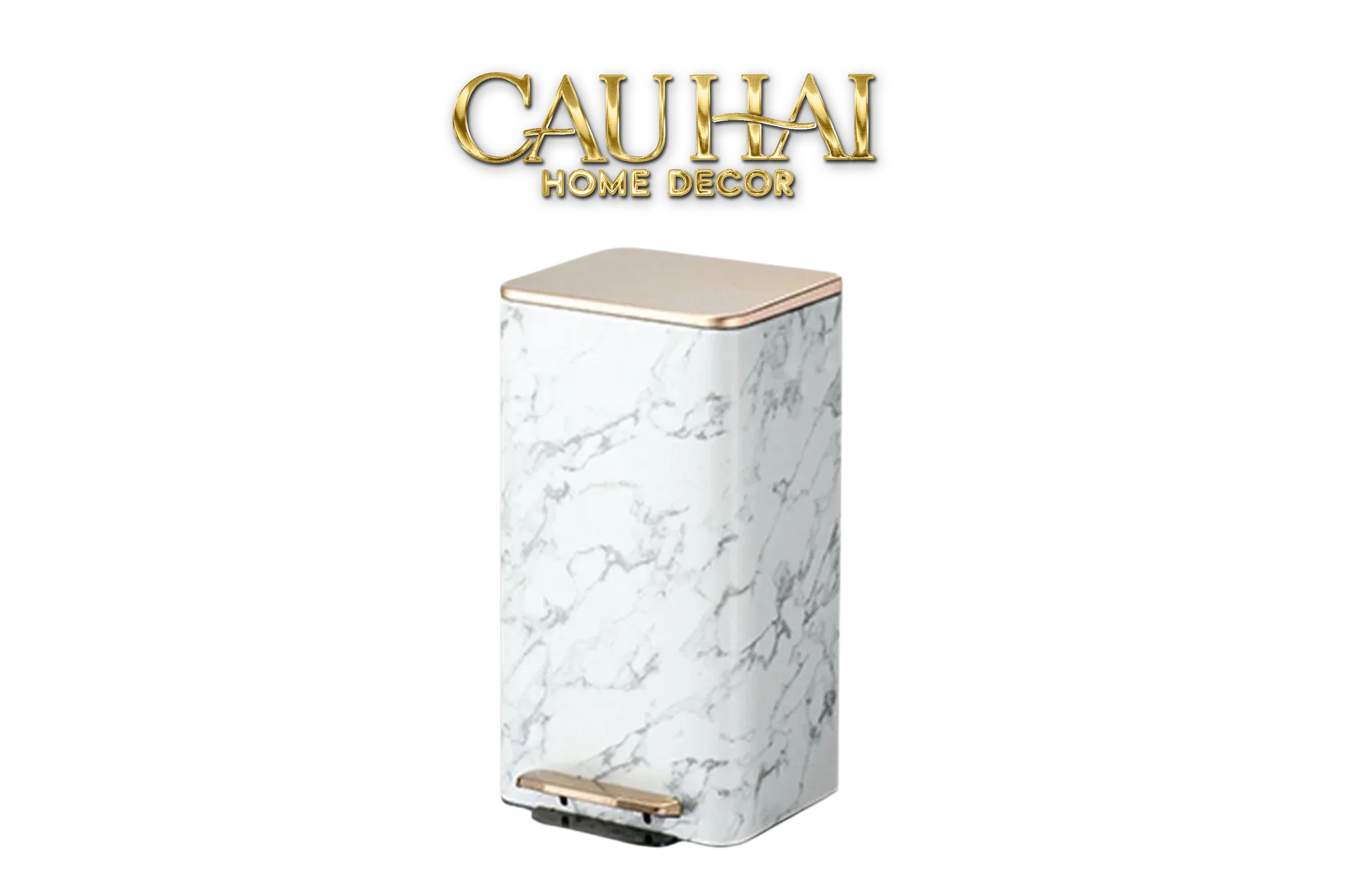 HOME COUTURE - THÙNG RÁC ARTHUR 21L MARBLE TRASH BIN