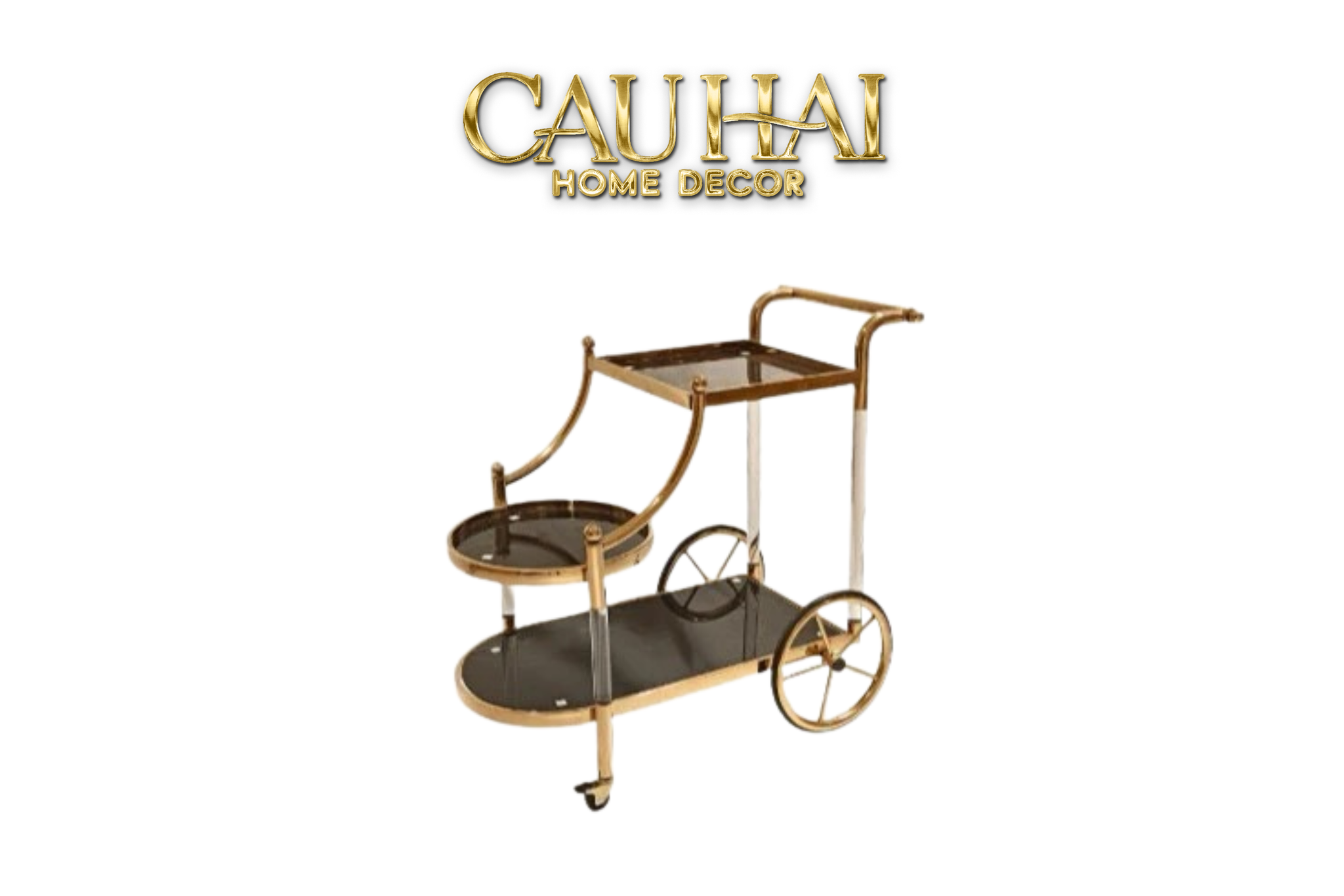 Home Couture - Xe Quầy Bar Grand Marquis Lusso Bar Trolley-CẬU HAI HOME DECOR