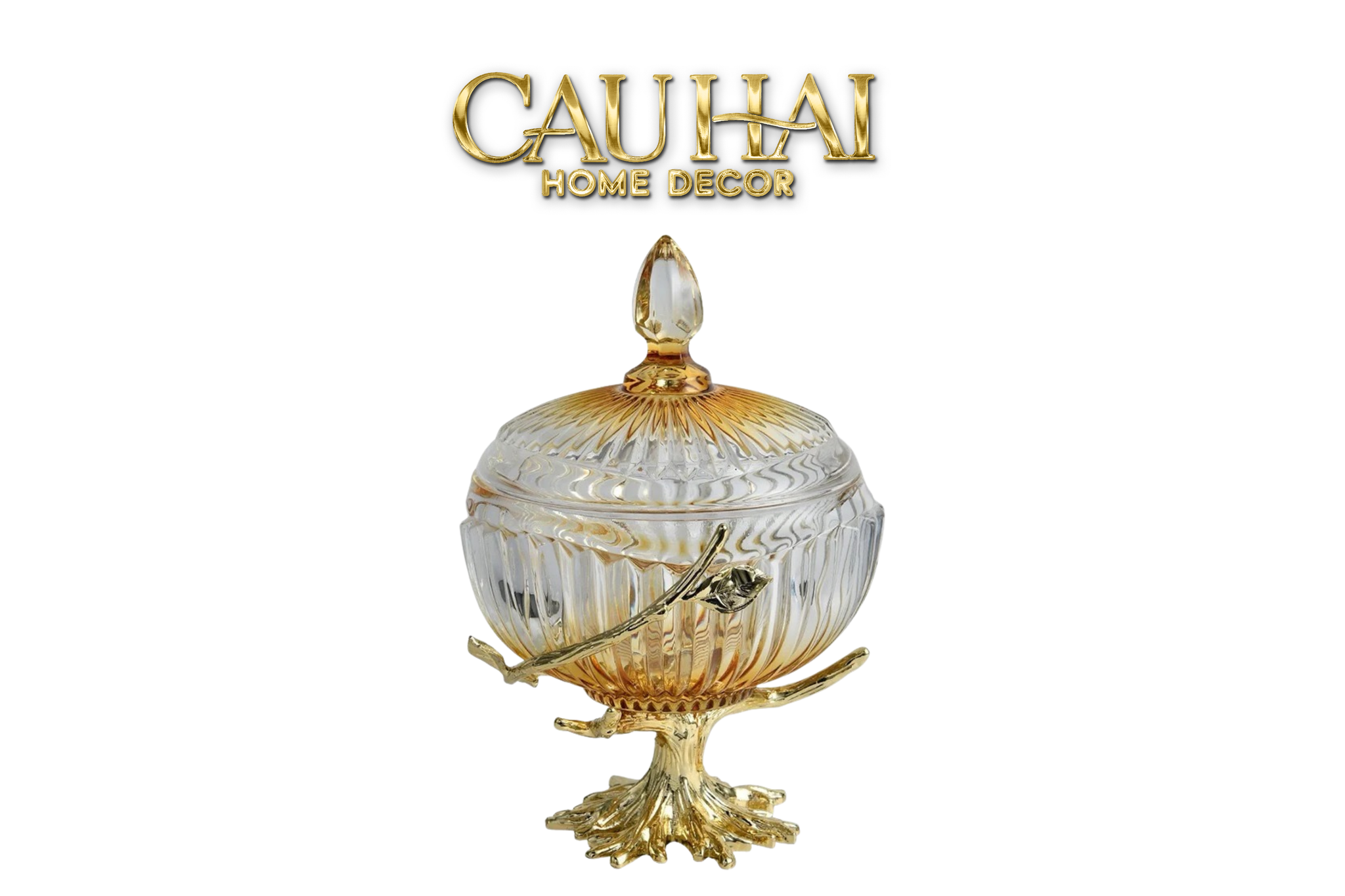 HOME COUTURE - AMBER BRANCH BONBONNIÈRE IMPÉRIALE