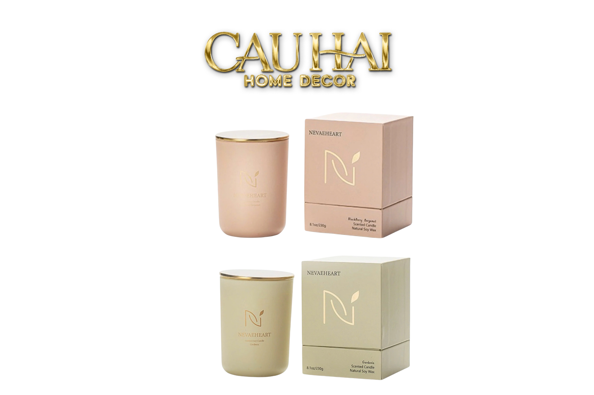 HOME FRAGRANCE - NẾN THƠM BLUSH SERENITY SCENTED CANDLES 2S