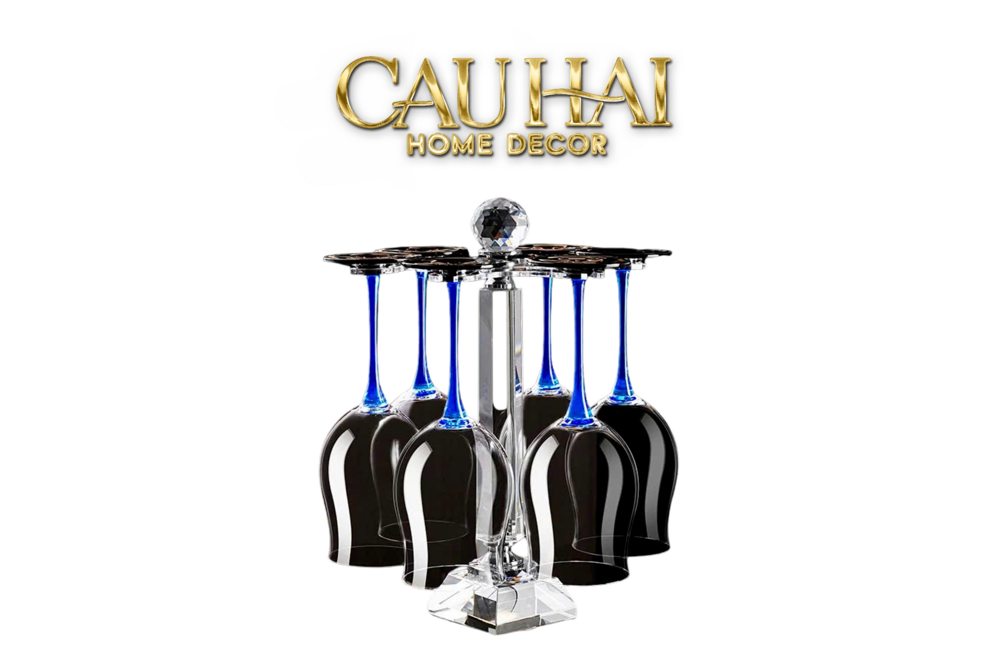 HOME COUTURE - SET 6 LY VANG OCEANAMI & CRYSTAL RACK 600ML-CẬU HAI HOME DECOR