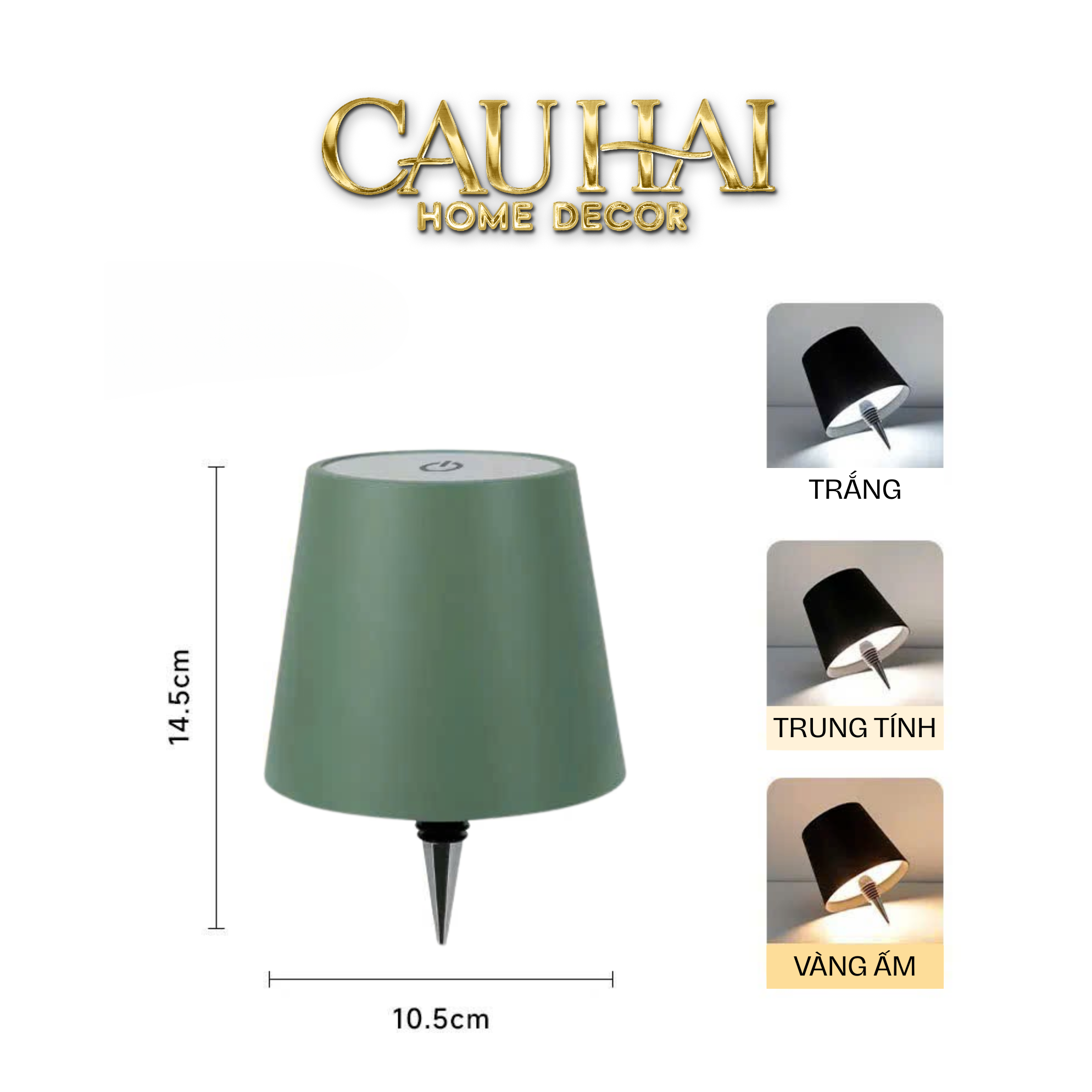 ĐÈN LED NÚT CHAI CLIP-ON LUMIÈRE BOTTLE LAMP - AQUA-GREEN-CẬU HAI HOME DECOR