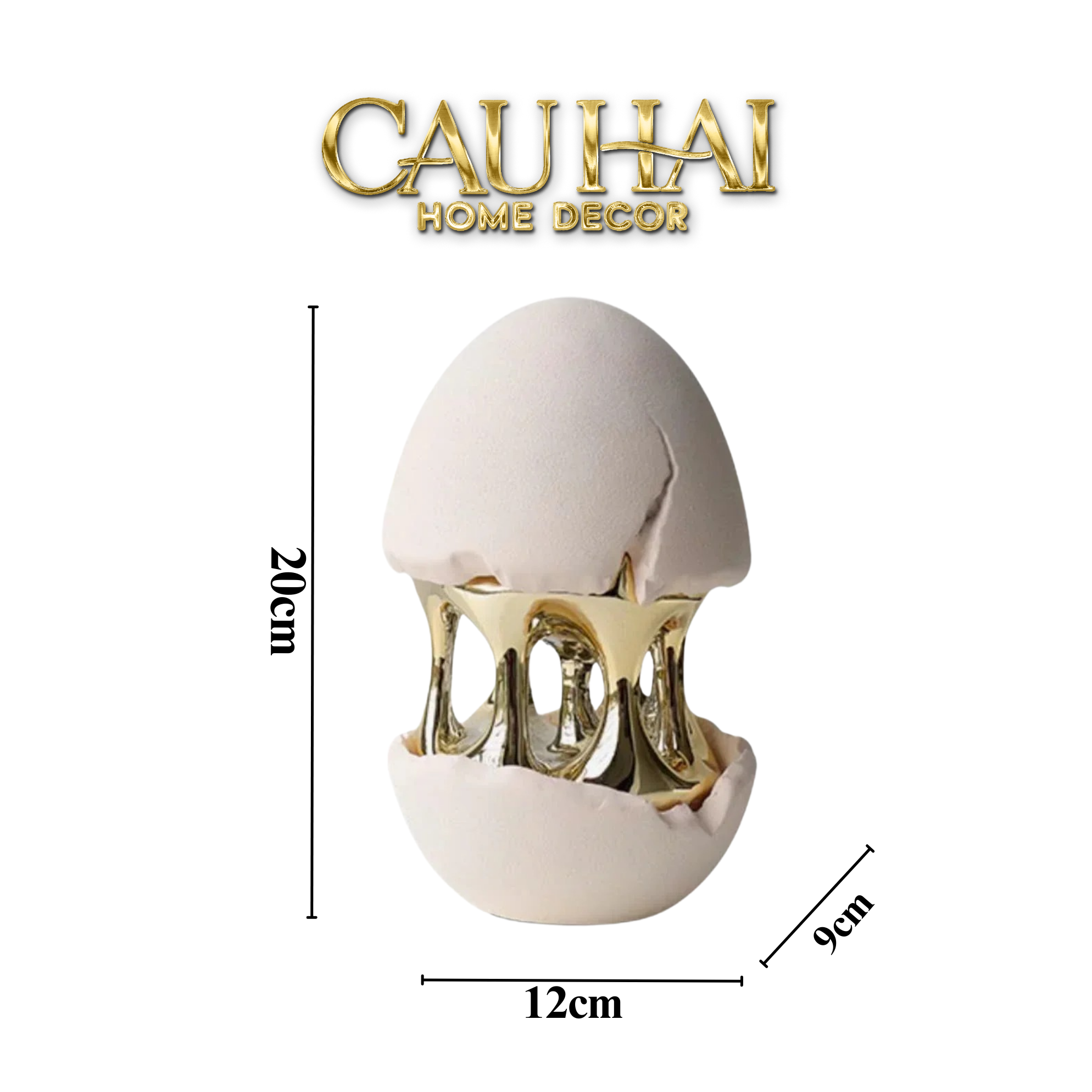 ELYSIAN FW25 - TƯỢNG HATCHING EGG-CẬU HAI HOME DECOR