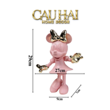 TƯỢNG MINNIE PINKYBOO H29-CẬU HAI HOME DECOR
