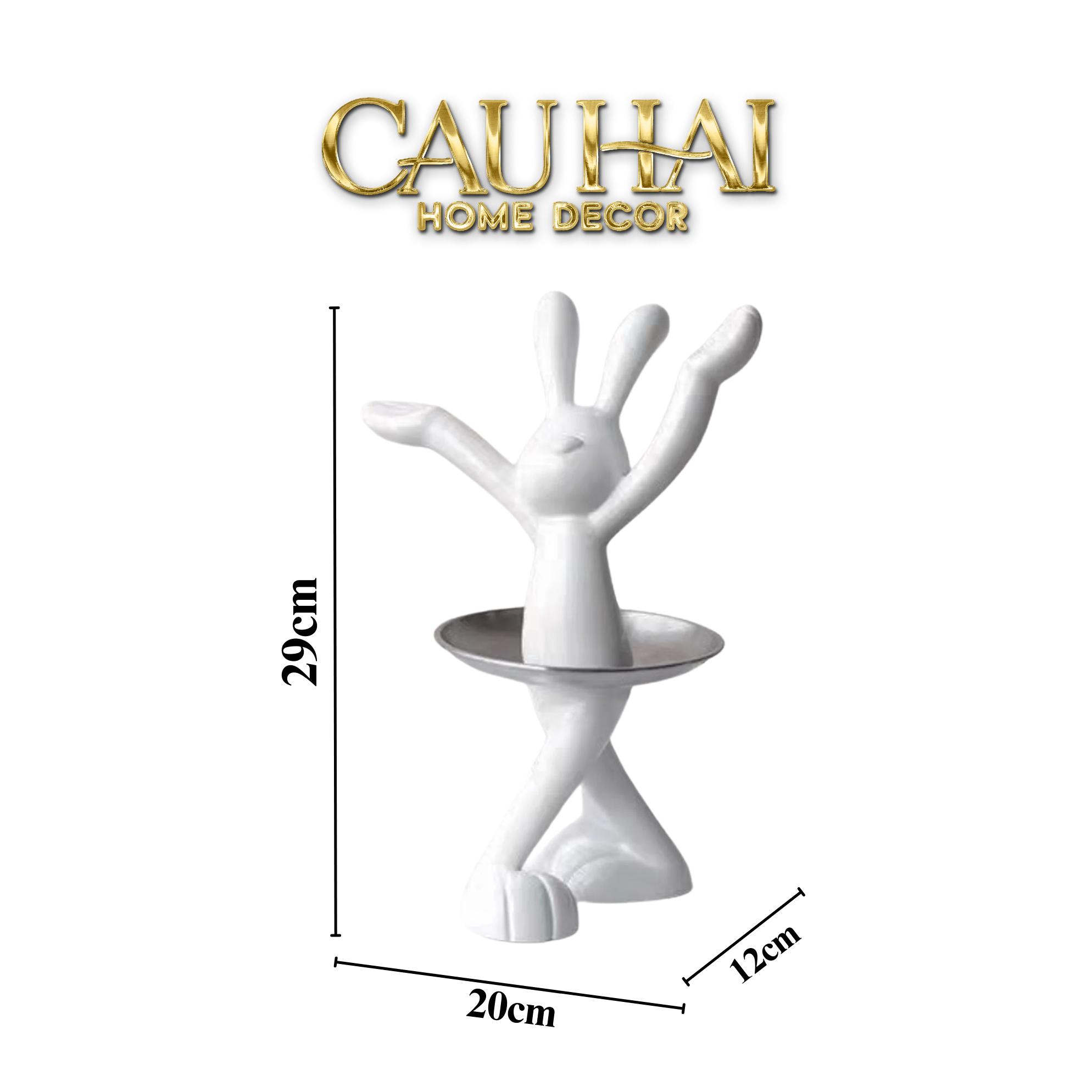 ELYSIAN FW25 - TƯỢNG THỎ BALLERINA LAPIN-CẬU HAI HOME DECOR