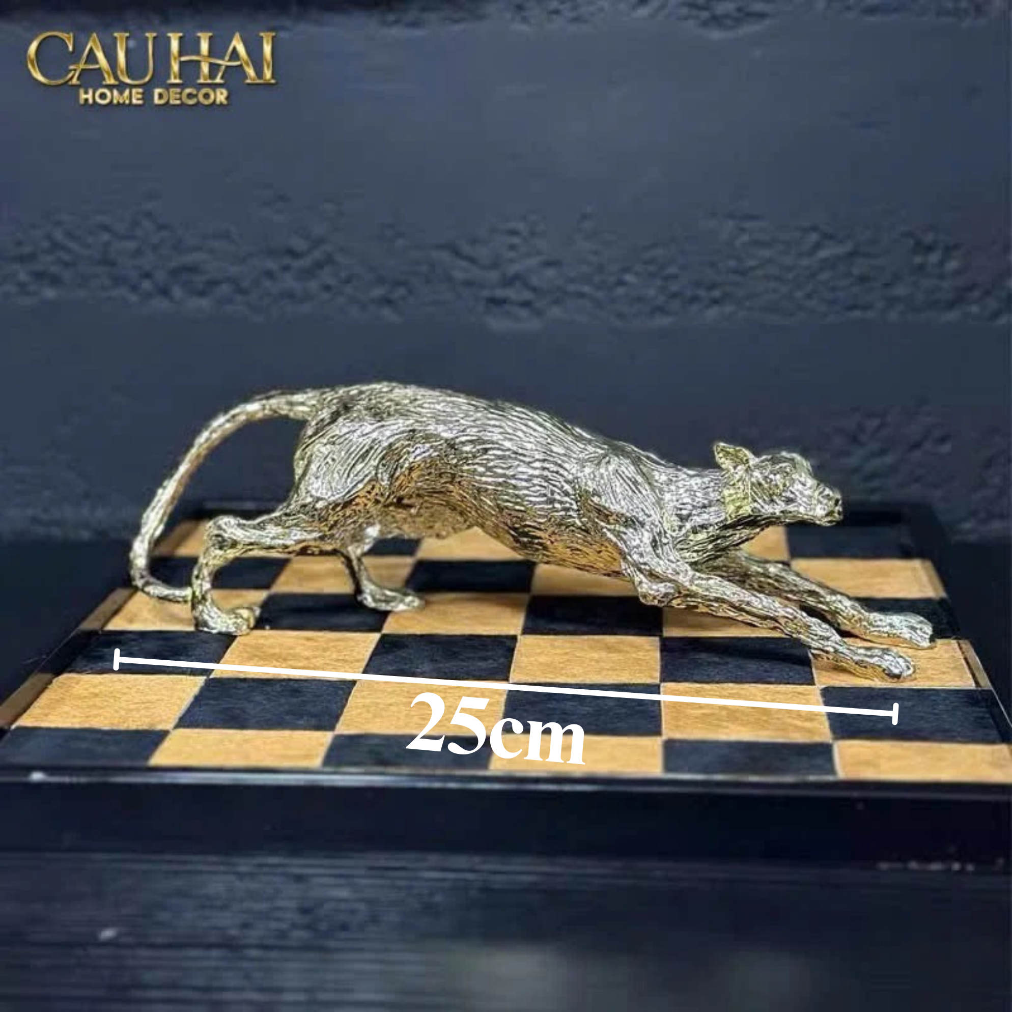 TƯỢNG GILDED PREDATOR-CẬU HAI HOME DECOR
