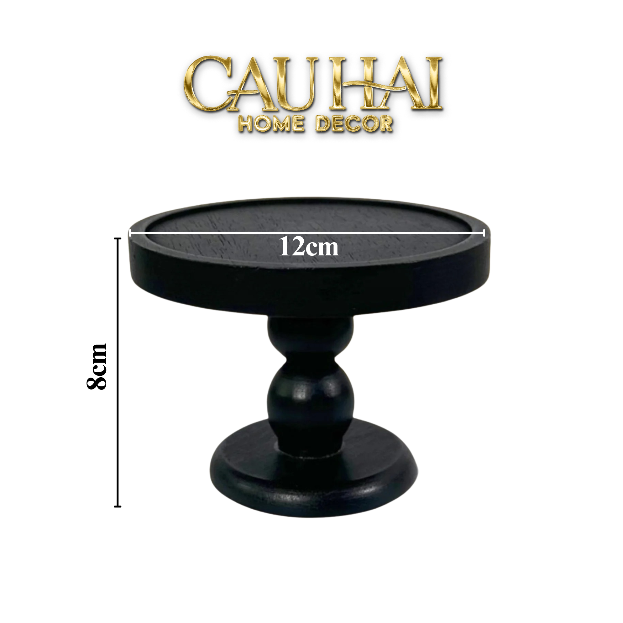 ĐẾ NẾN BLACK WOOD-CẬU HAI HOME DECOR