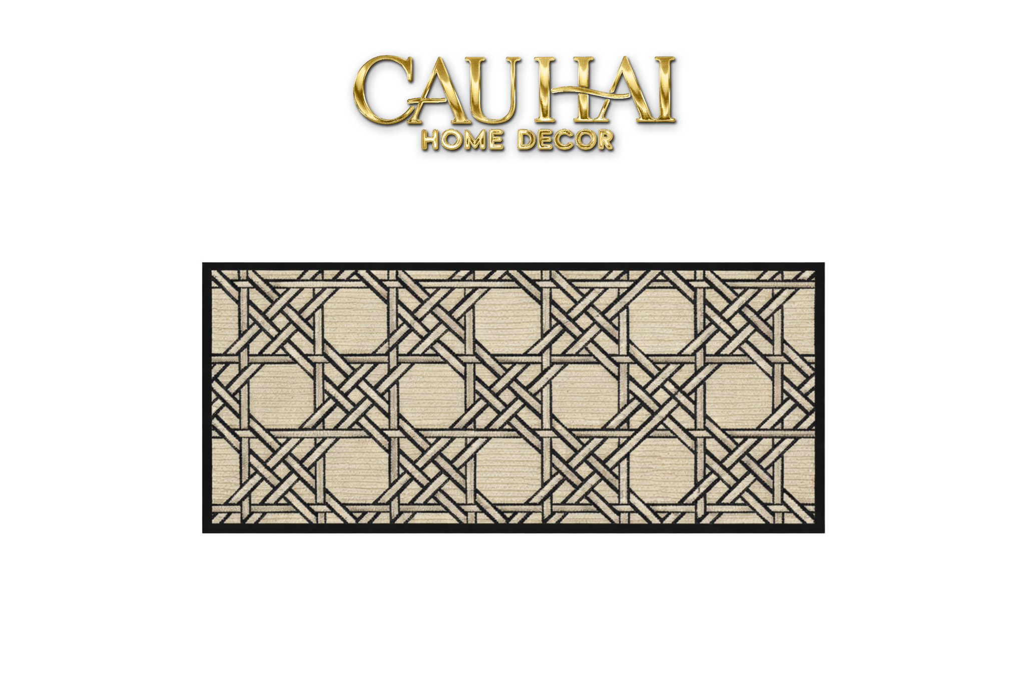 Thảm Bed Len Đan Sợi Vòng 60X160 Cannage D.O D'Ivoire