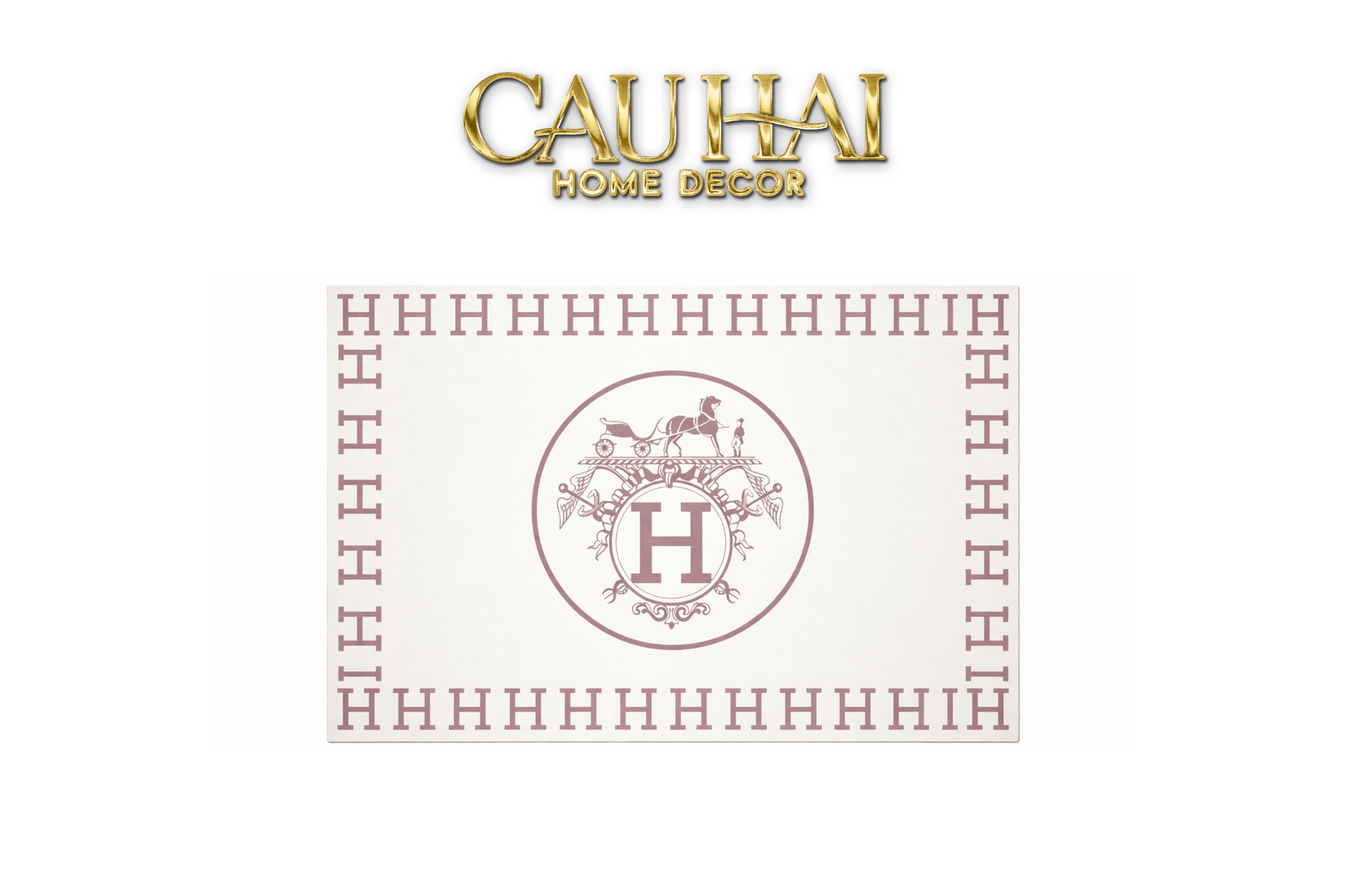 Thảm Cửa Da 60X90 - Iconic White Helios Door Mat