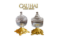 Pedestal Glass Candy Jar H23