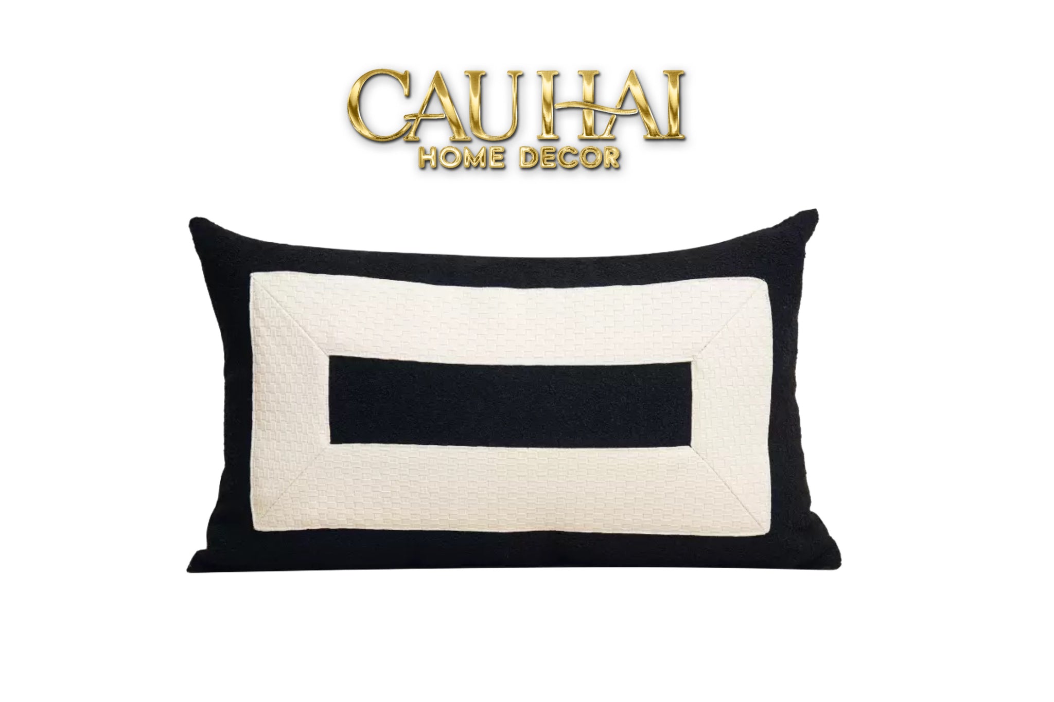 GỐI TWEED LUX LEATHER  MINUS ARCH 30X50