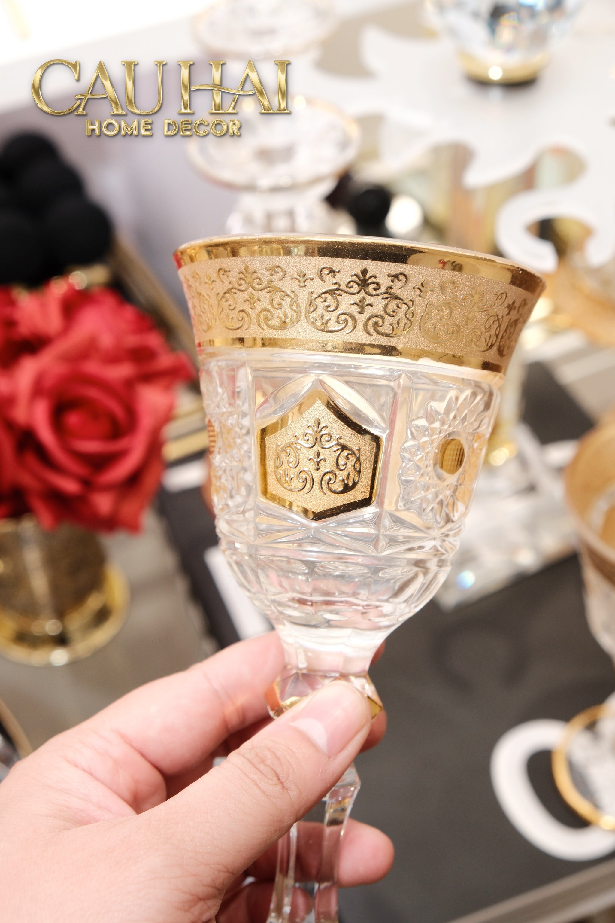 Set 2 Ly Vang Louis Royal D'Or 2pcs 9x18