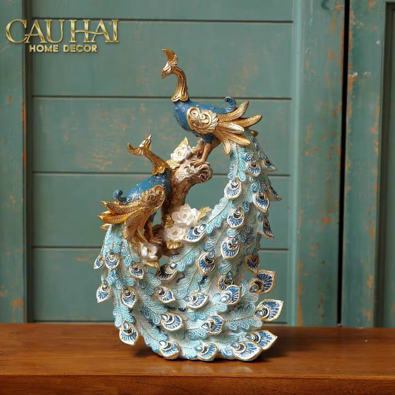 HOME COUTURE - TƯỢNG KHỔNG TƯỚC "LE PAON ROYAL - DANSE DES PAONS-CẬU HAI HOME DECOR