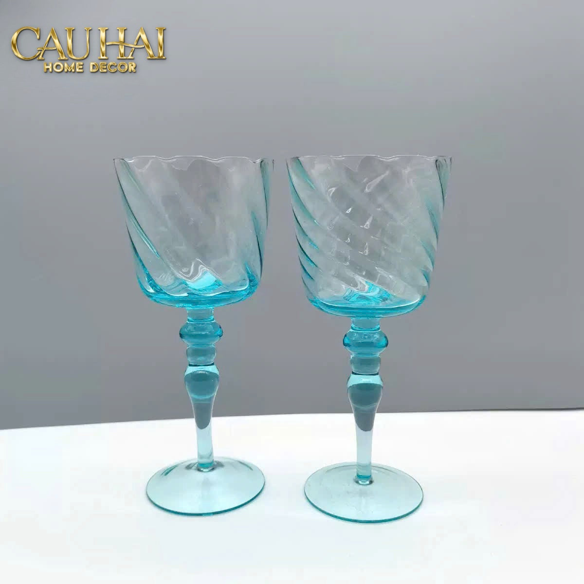 Set 2 Ly Oceania Alantian 320Ml Vino Rosso Glasses-CẬU HAI HOME DECOR