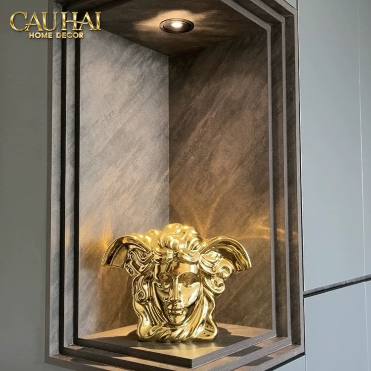 HOME COUTURE - TƯỢNG GILDED MEDUSA - A FUSION OF FASCINATION SS25-CẬU HAI HOME DECOR