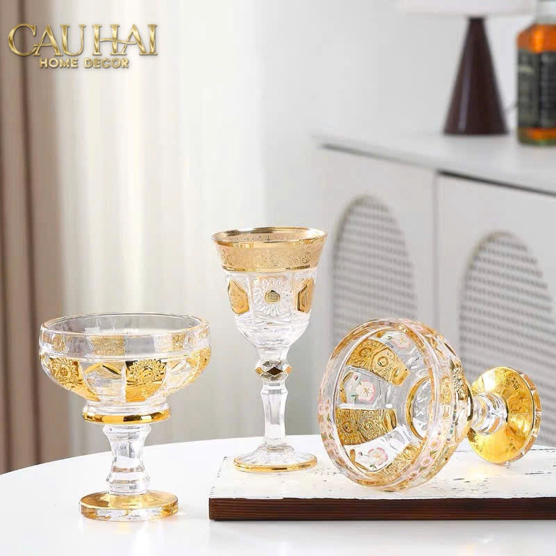 Set 2 Ly Vang Louis Royal D'Or 2pcs 9x18