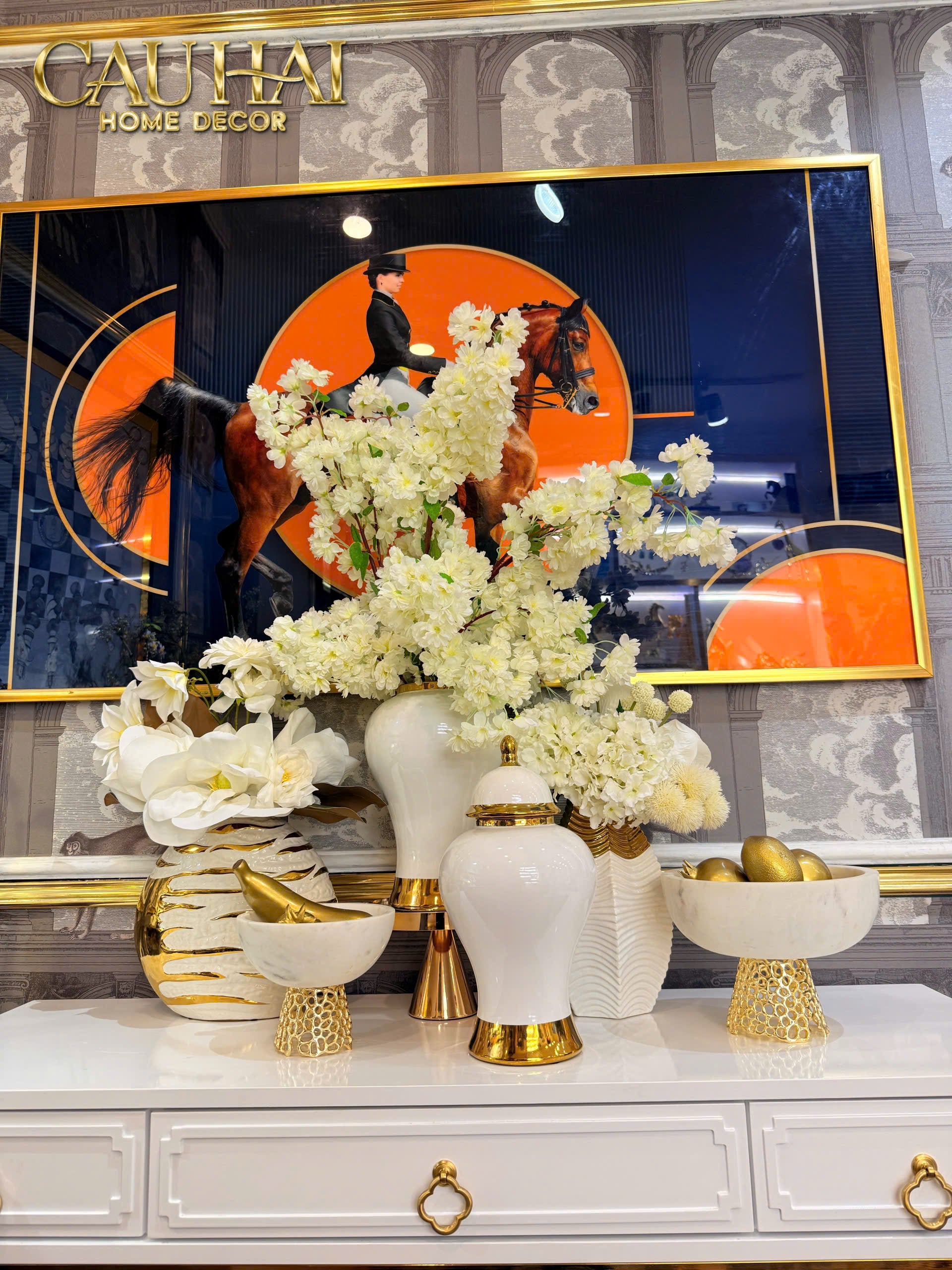 Flint Aurum Galaxia Vase