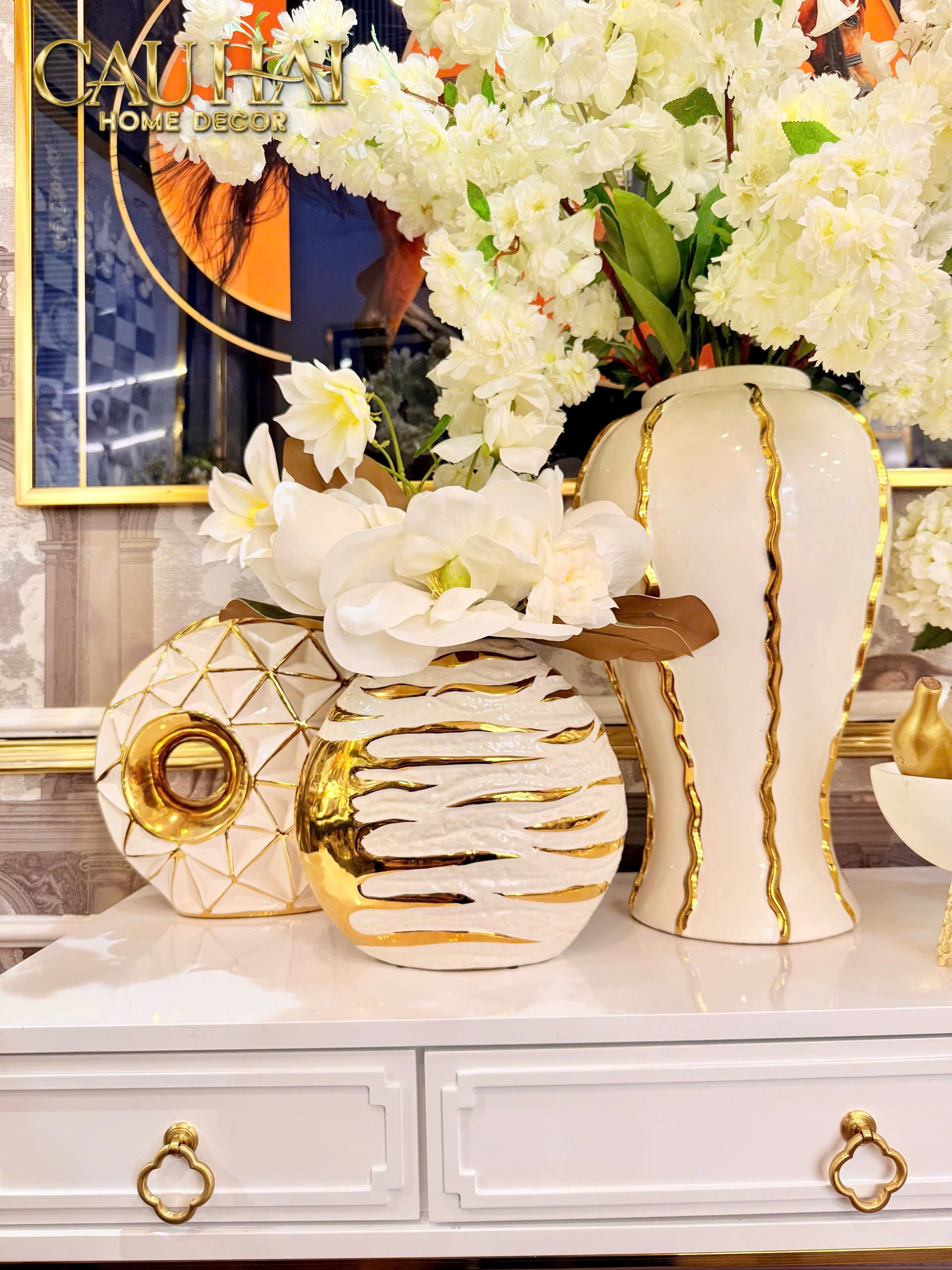 Flint Aurum Galaxia Vase