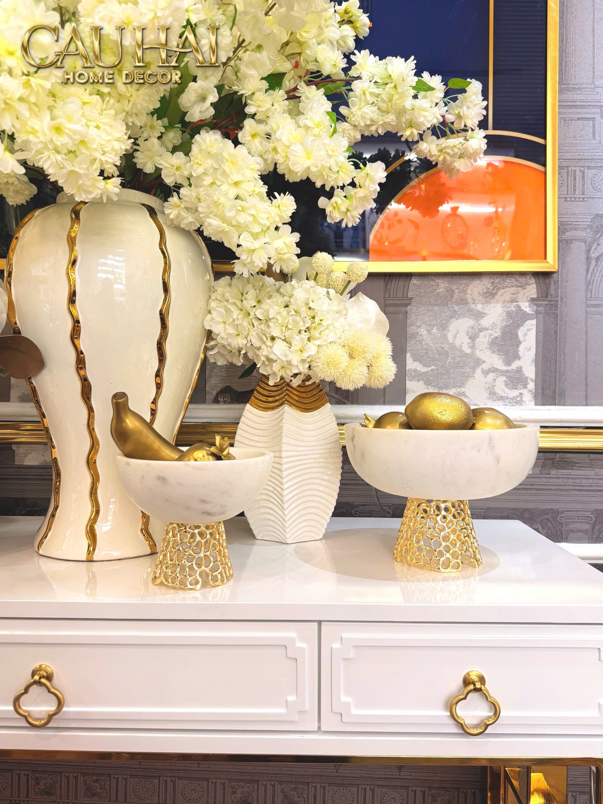 Golden Bud Vase