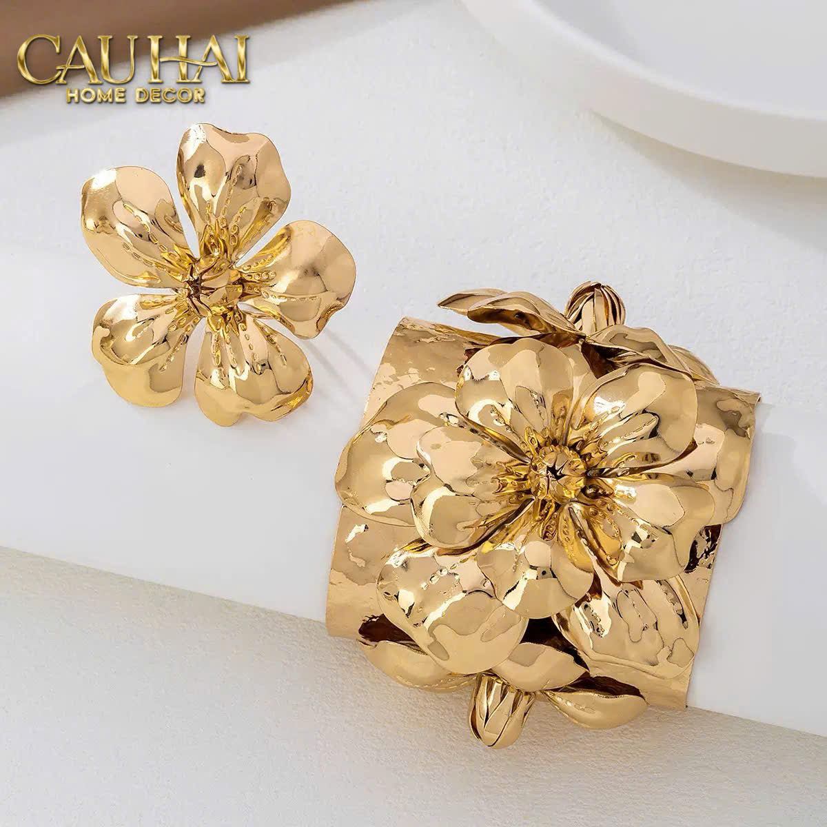 Napkin Ring Grande Fleur D'Or