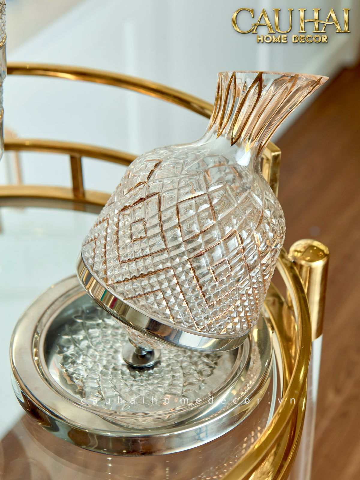 Elysee Cristalleries Crystal Decanter 1500ml
