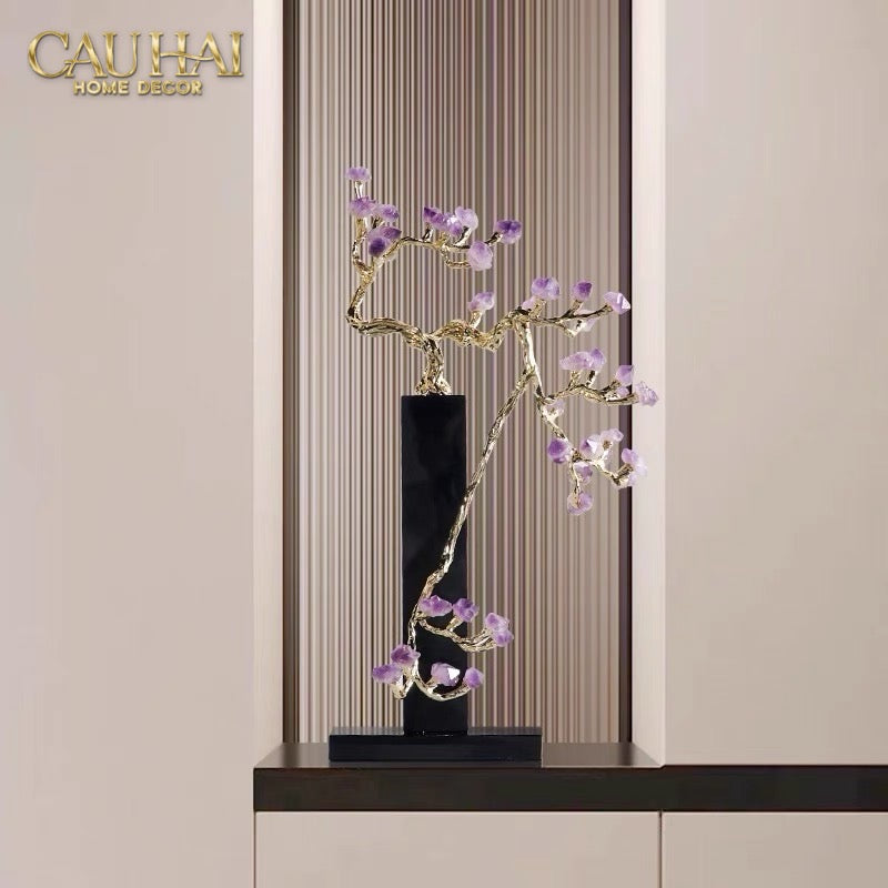 Home Couture - Tượng Đồng Nhánh Cây H44-CẬU HAI HOME DECOR