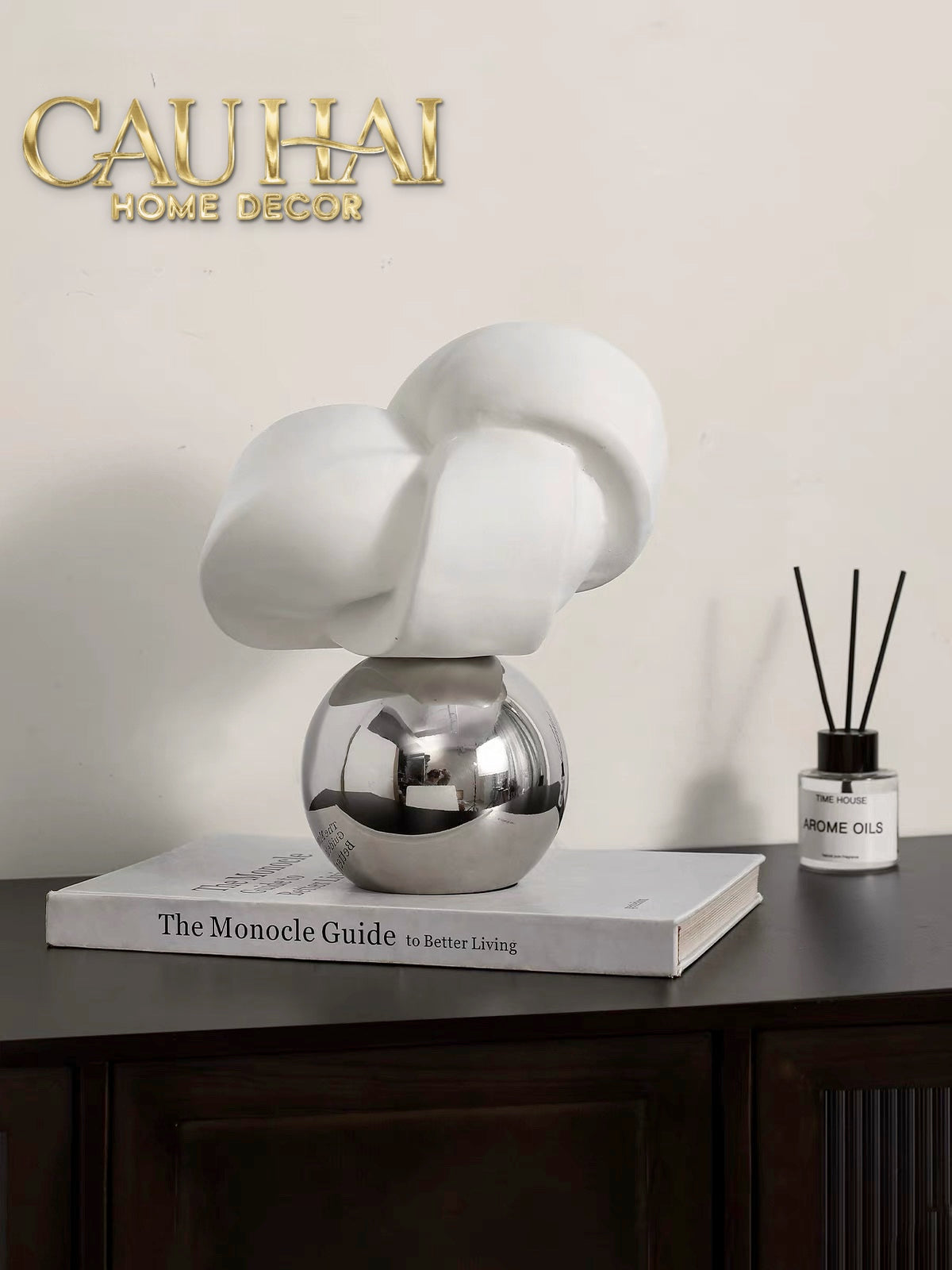 Tượng Trừu Tượng Nghệ Thuật — Ivory Reverie Objet d'Art