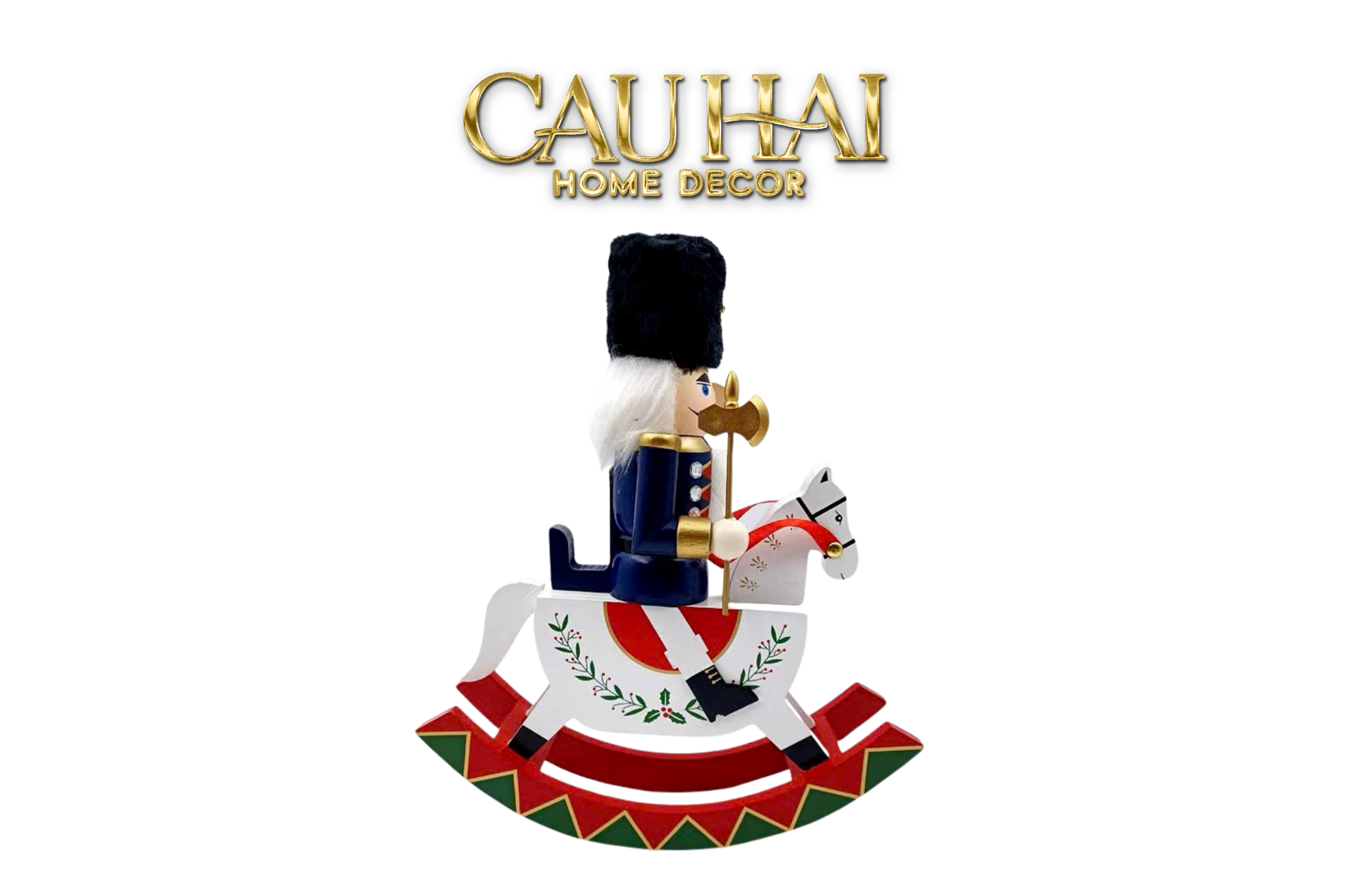 Fêtes Couture - Tượng Nutcracker Royal Cavalier H25-CẬU HAI HOME DECOR