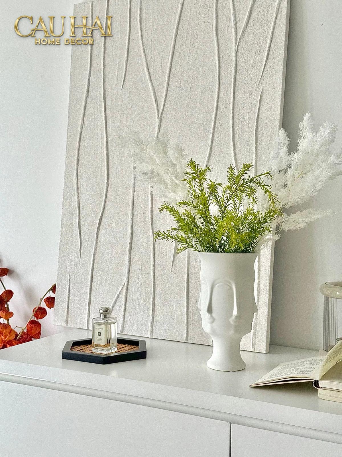 Bình Hoa Composite Tượng Muse - Adler Inspired 16x31.5-BÌNH HOA-Đối tác tại Trung Quốc theo từng đơn đặt hàng-CẬU HAI HOME DECOR