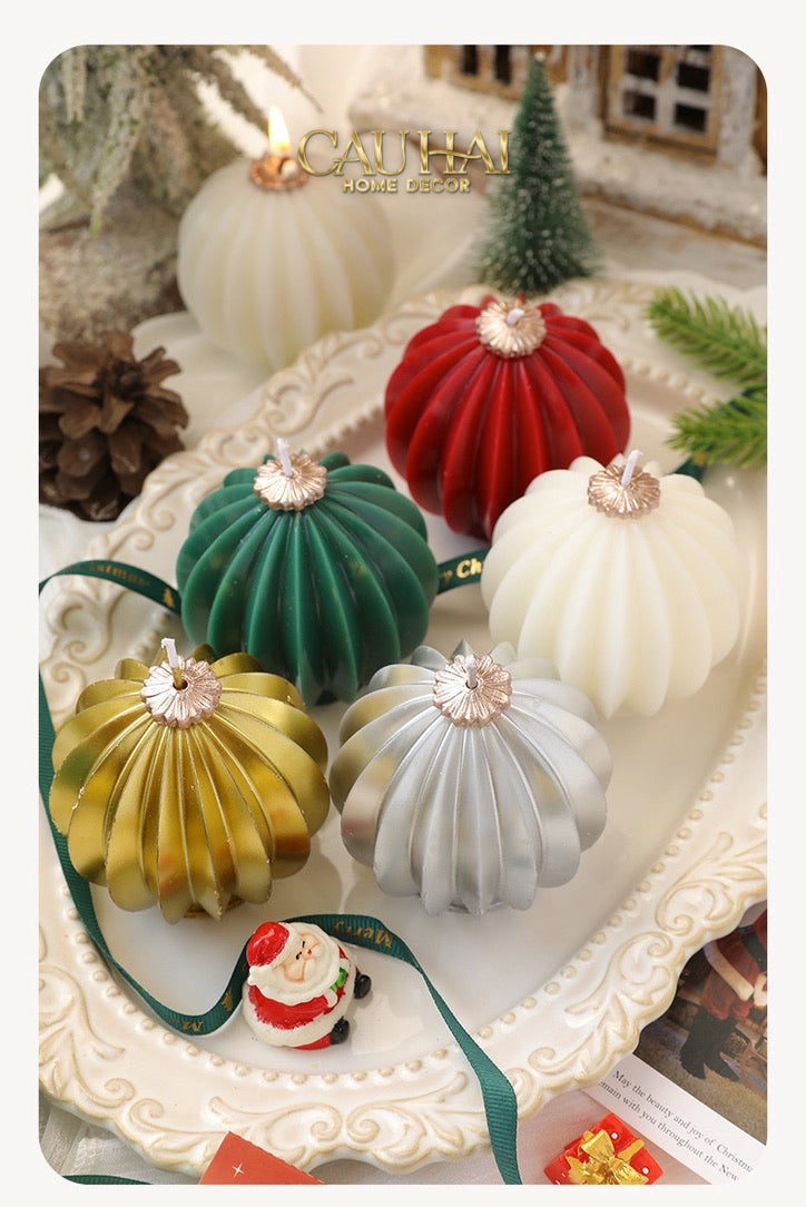 Fêtes Couture - Nến Quả Châu - Holiday Christmas Ornaments Charm Candles-CẬU HAI HOME DECOR