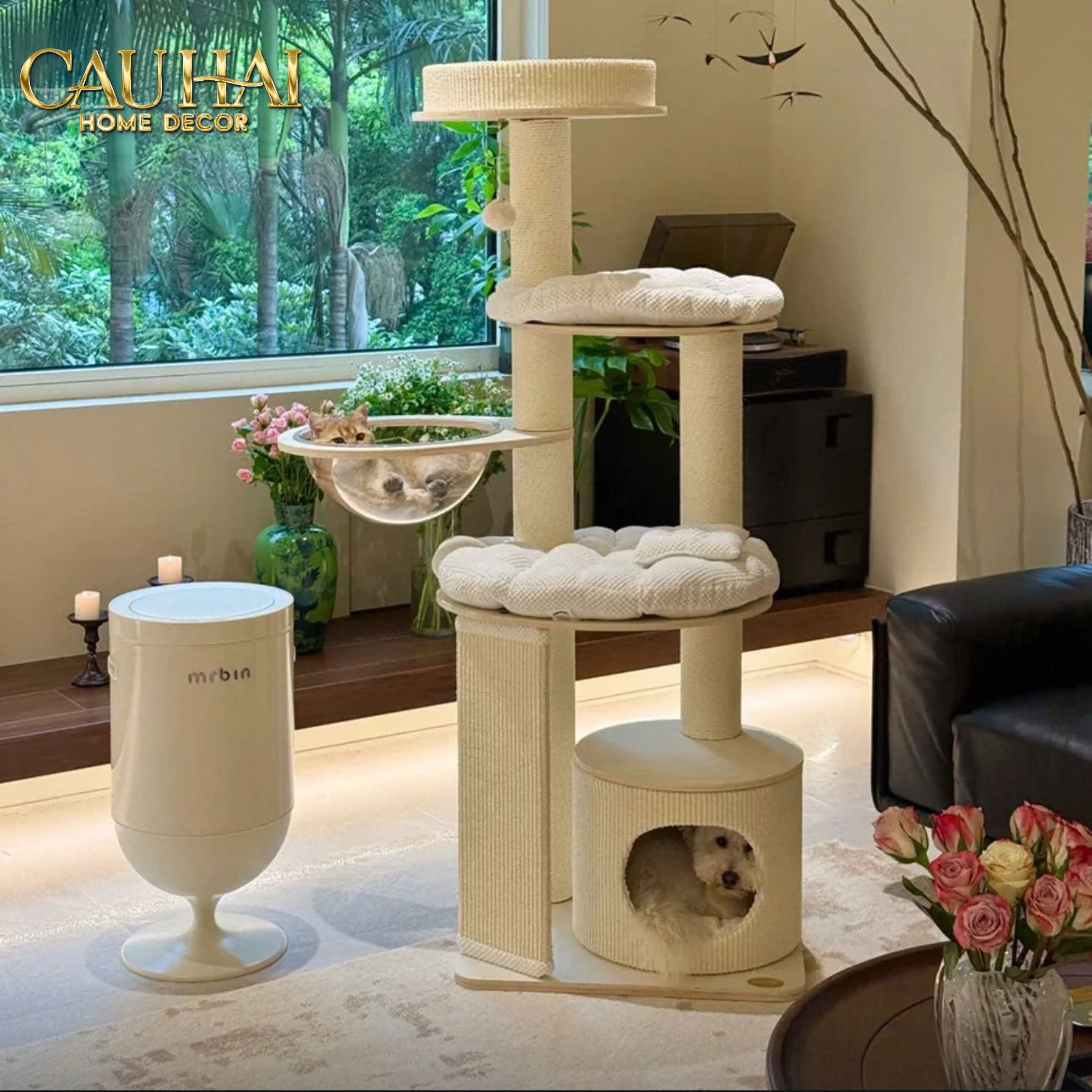 HOME COUTURE - THÙNG RÁC PREMIUM AUTOMATIC OPAL CHALICE BIN 20L-CẬU HAI HOME DECOR