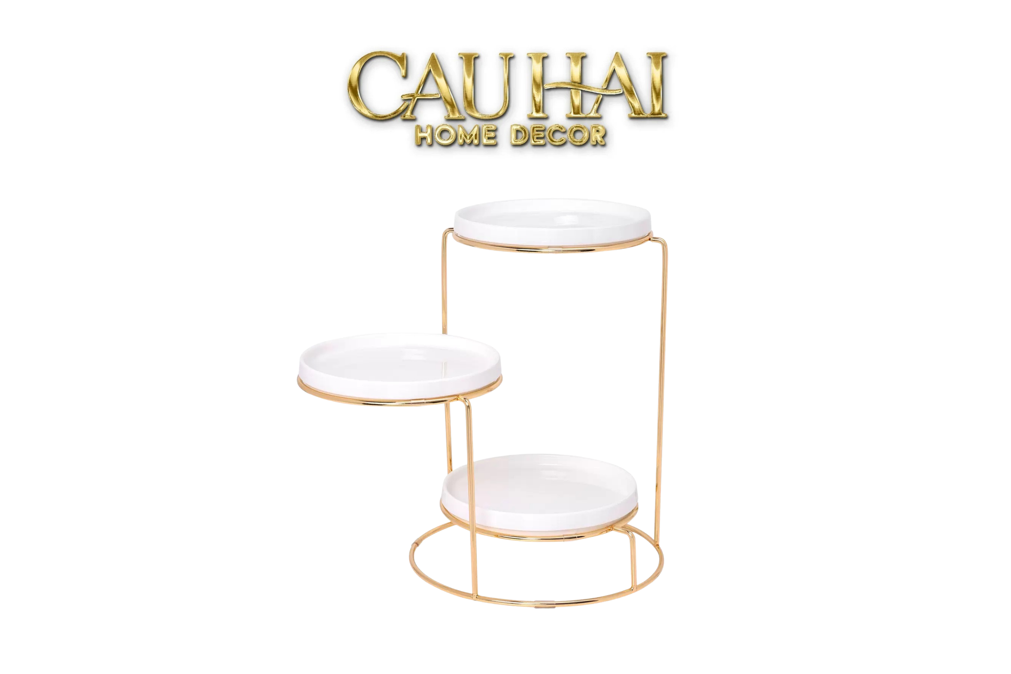 Đĩa Bánh 3 Tầng Élégance Three-Tier Dessert Stand