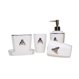 Maison Couture - G Class Élégance Miel Doré – Golden Queen Bee 5Pcs Bathroom Set