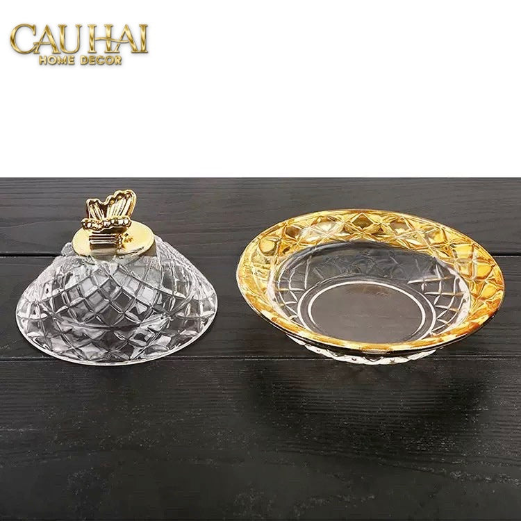 Lọ Papillon D’Or Crystal-CẬU HAI HOME DECOR