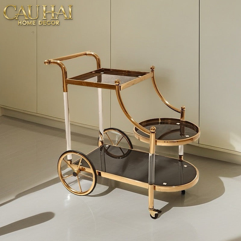 Home Couture - Xe Quầy Bar Grand Marquis Lusso Bar Trolley-CẬU HAI HOME DECOR