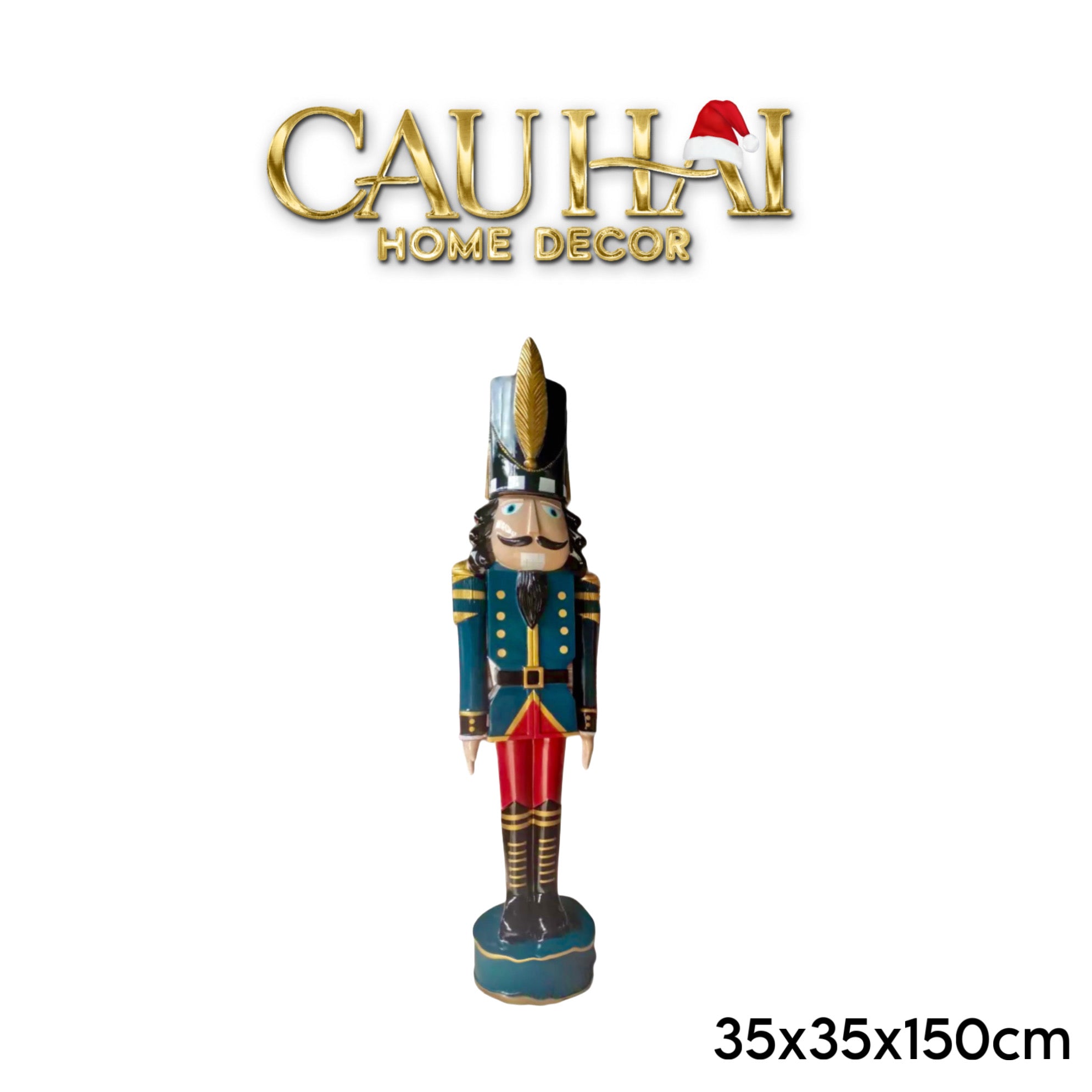 Fêtes Couture - Tượng Nutcracker Grandeur Impérial Christmas 2025-CẬU HAI HOME DECOR