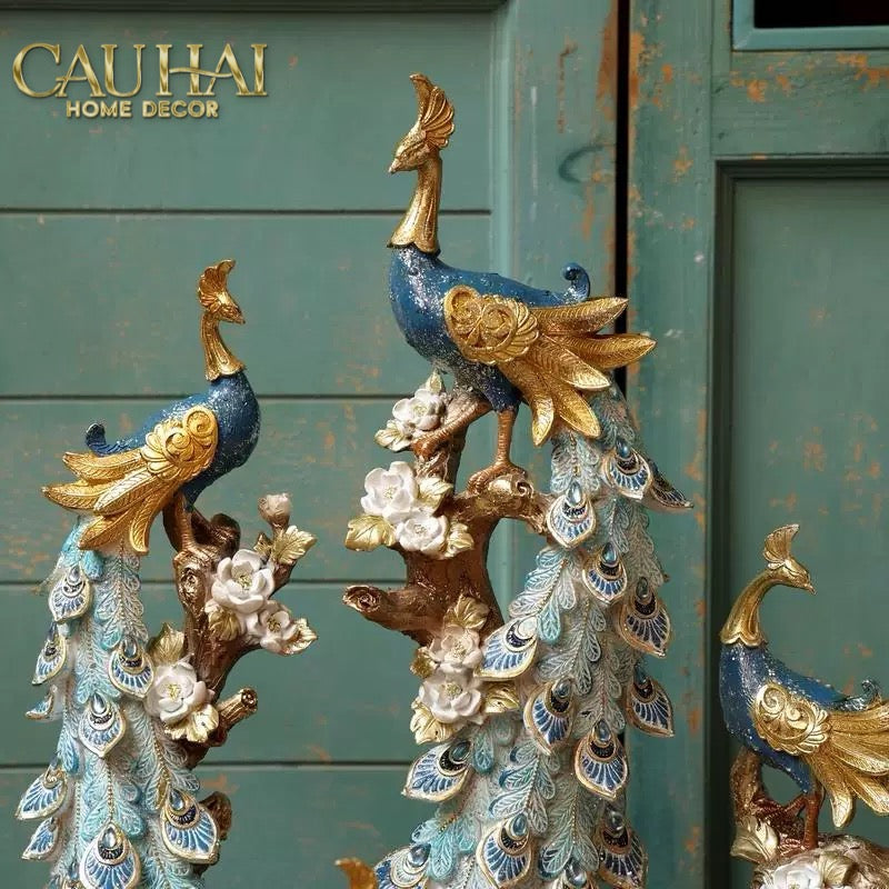 HOME COUTURE - TƯỢNG KHỔNG TƯỚC "LE PAON ROYAL - DANSE DES PAONS-CẬU HAI HOME DECOR