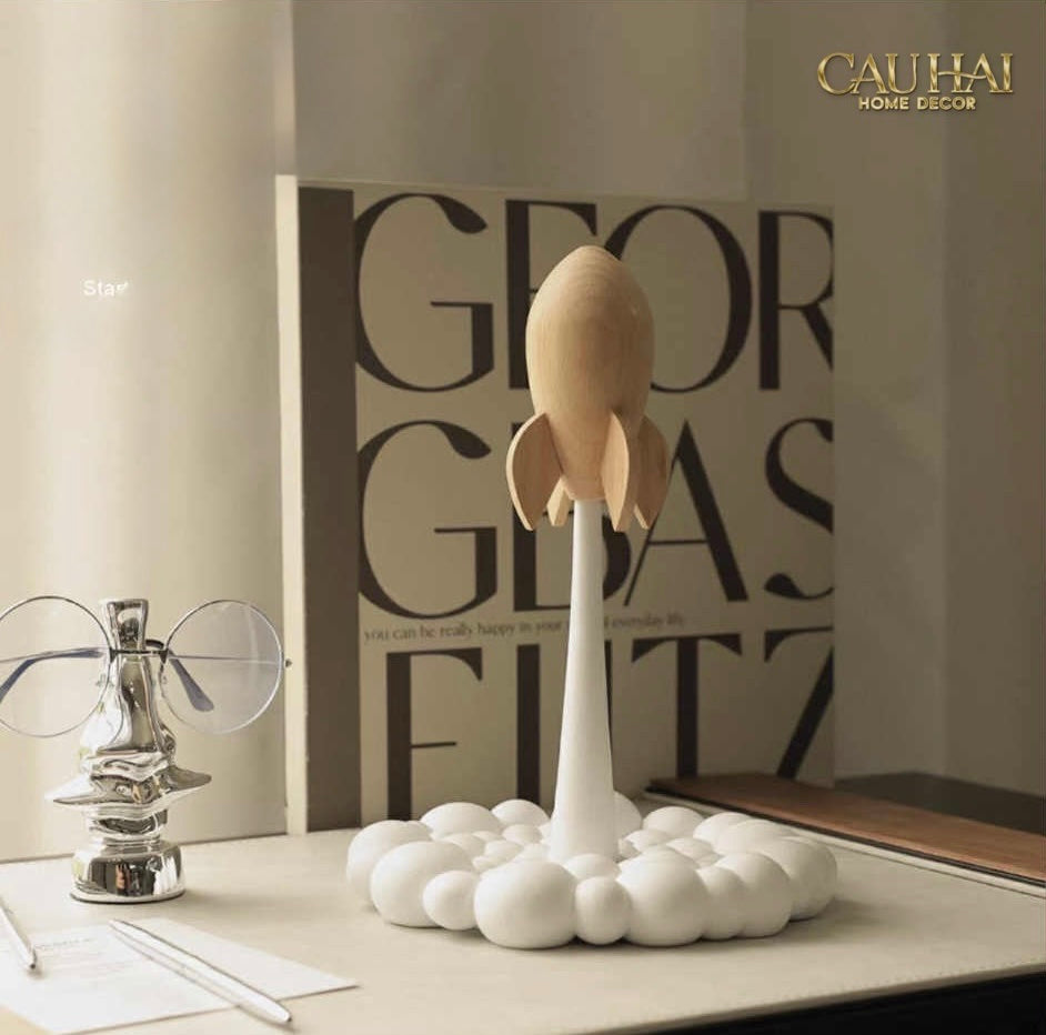 TƯỢNG TÊN LỬA LAUNCHING APOLLO ROCKET H25 STRAIGHT AHEAD