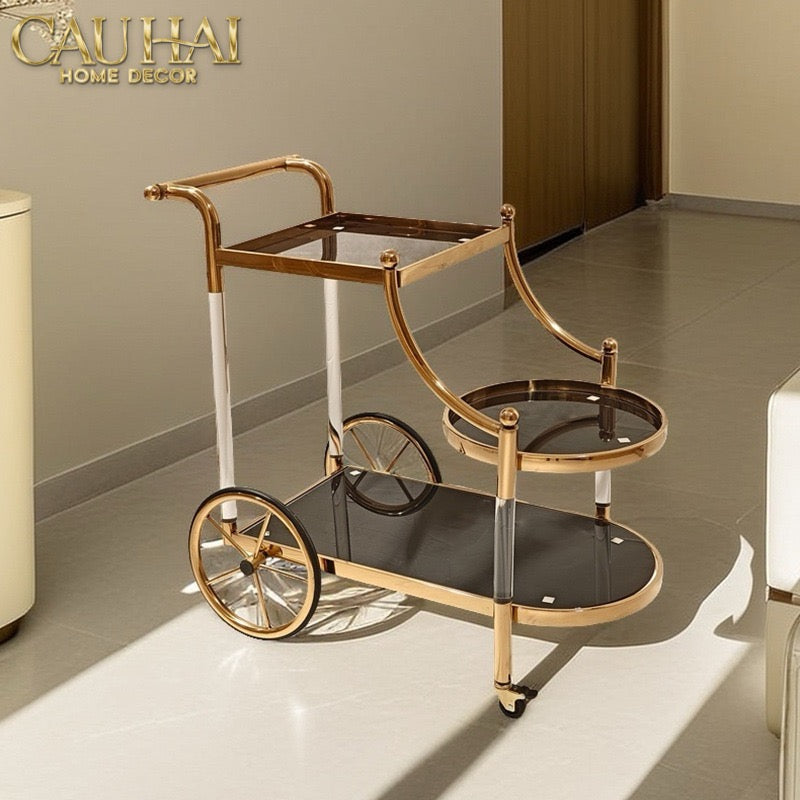 Home Couture - Xe Quầy Bar Grand Marquis Lusso Bar Trolley-CẬU HAI HOME DECOR