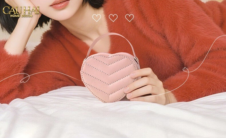 HAUTE FOLIE - HỘP TRANG SỨC MINI D'AMOUR CREAMY PEACH-CẬU HAI HOME DECOR