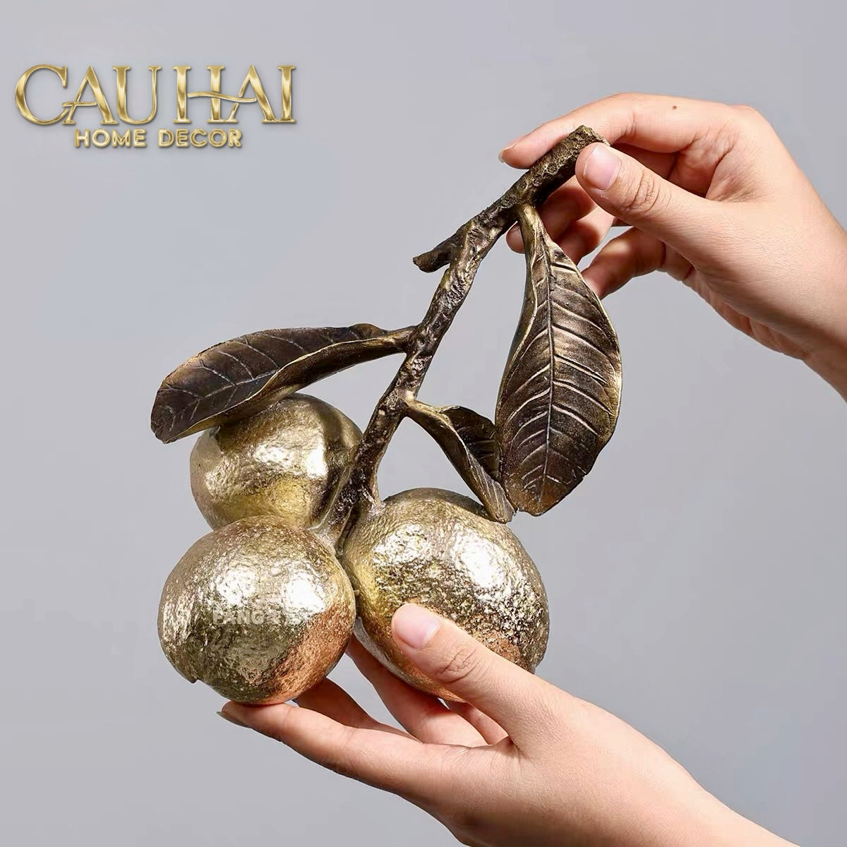 Tượng Chùm Chanh Mạ Vàng — Vermeil Citron Trois