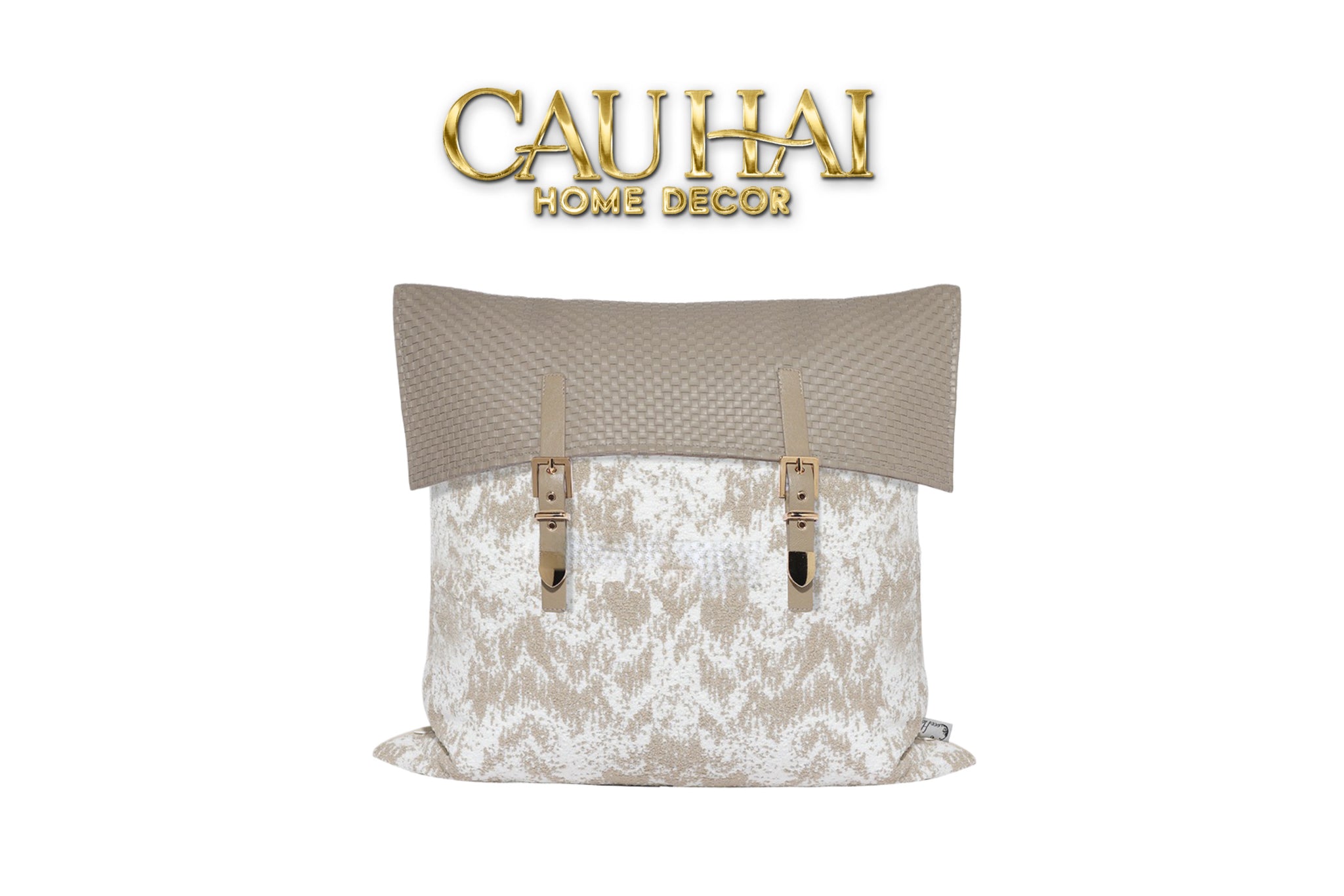 VỎ GỐI LATTE INTRECCIATO JARDIN D'Or TONKIN 45