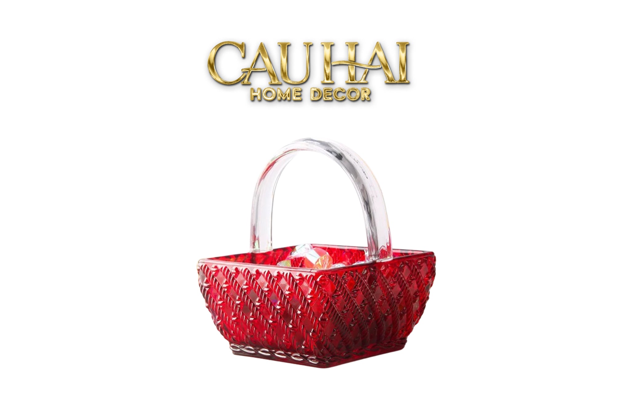 FÊTES COUTURE - GIỎ KẸO THUỶ TINH JELLY RUBY CANDY BASKET