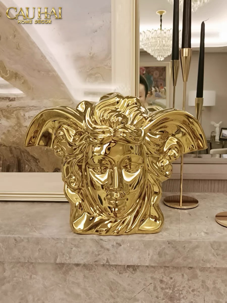 HOME COUTURE - TƯỢNG GILDED MEDUSA - A FUSION OF FASCINATION SS25-CẬU HAI HOME DECOR